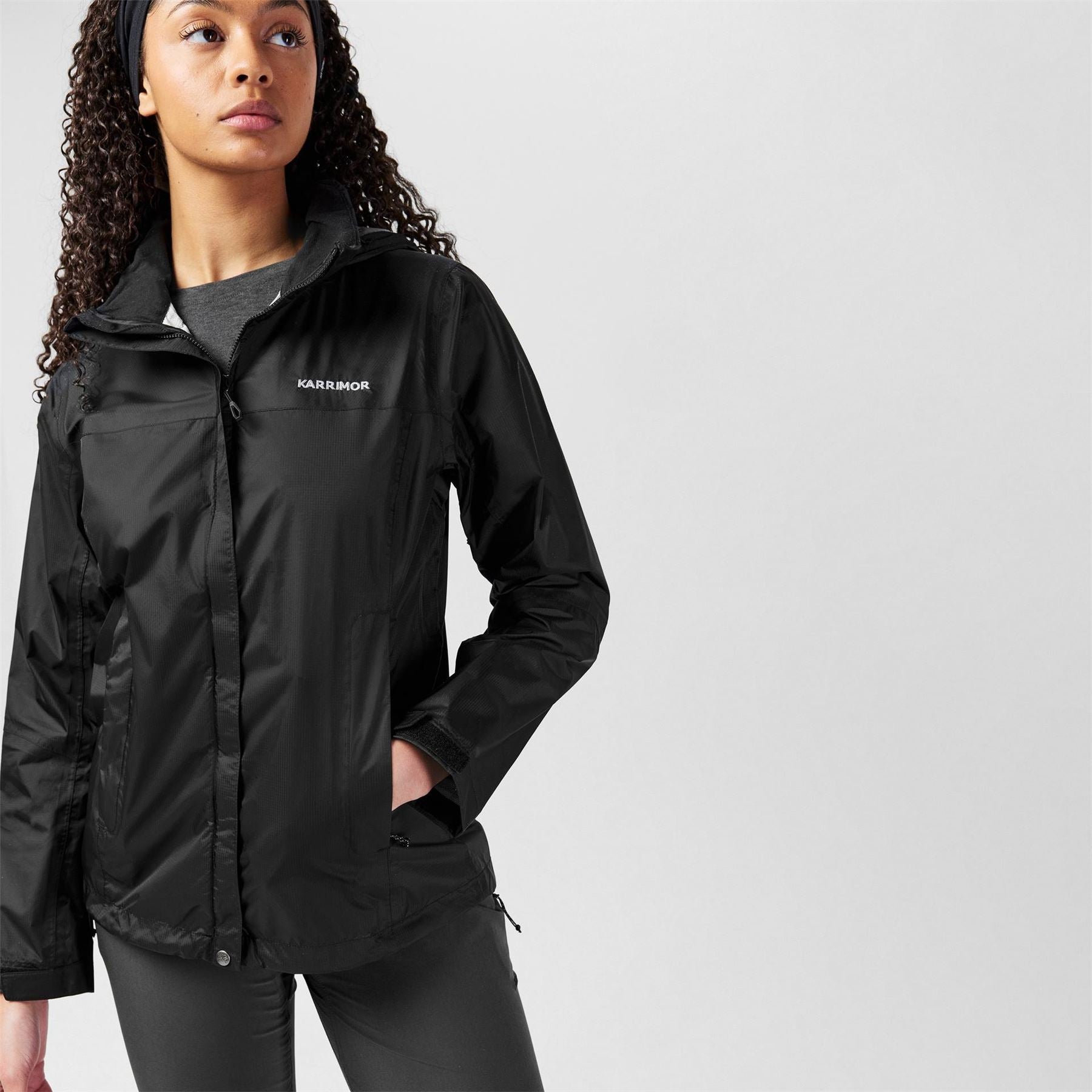 Karrimor Eco Lightweight Packable Long Sleeve Hooded Waterproof Jacket