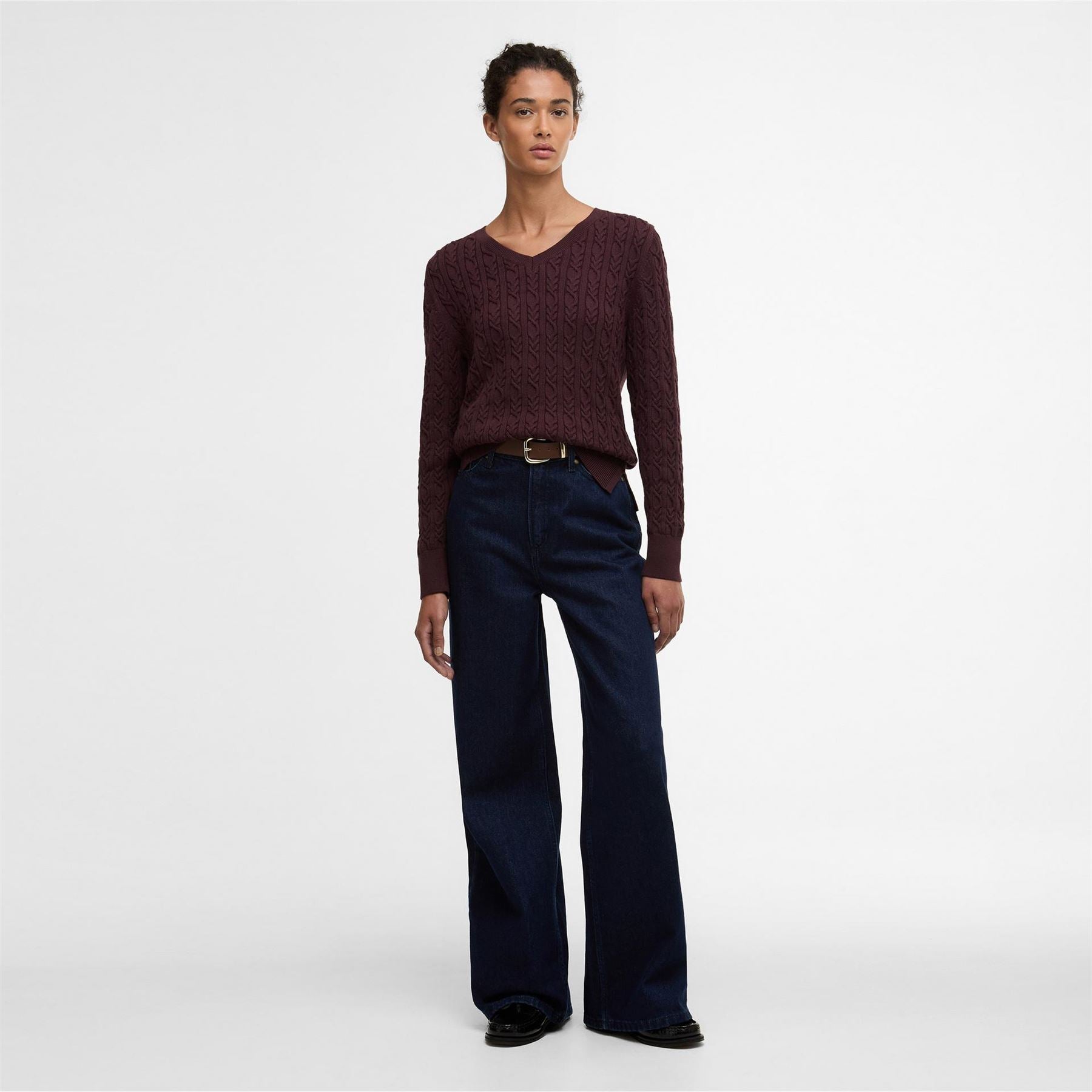 Barbour V Neck Knit