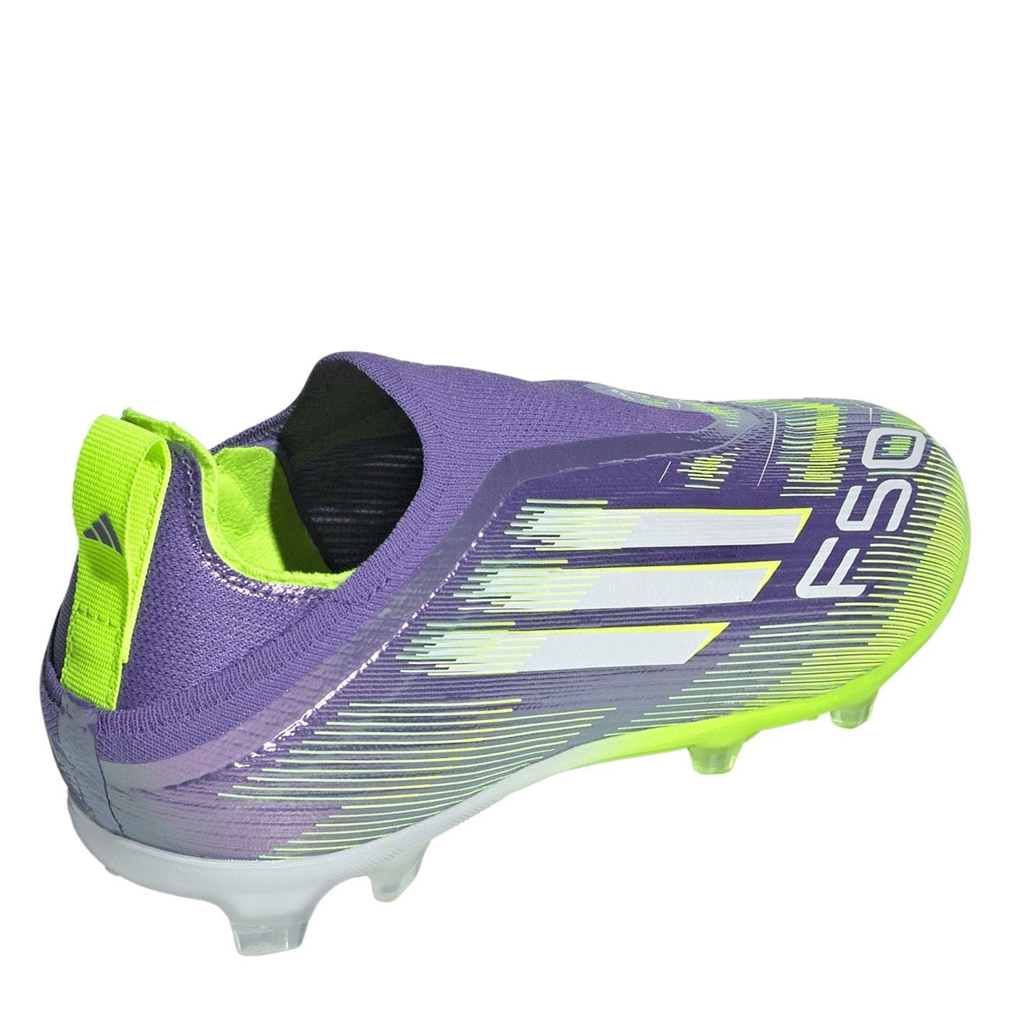 adidas F50 Laceless Childrens Firm Ground Football Boots