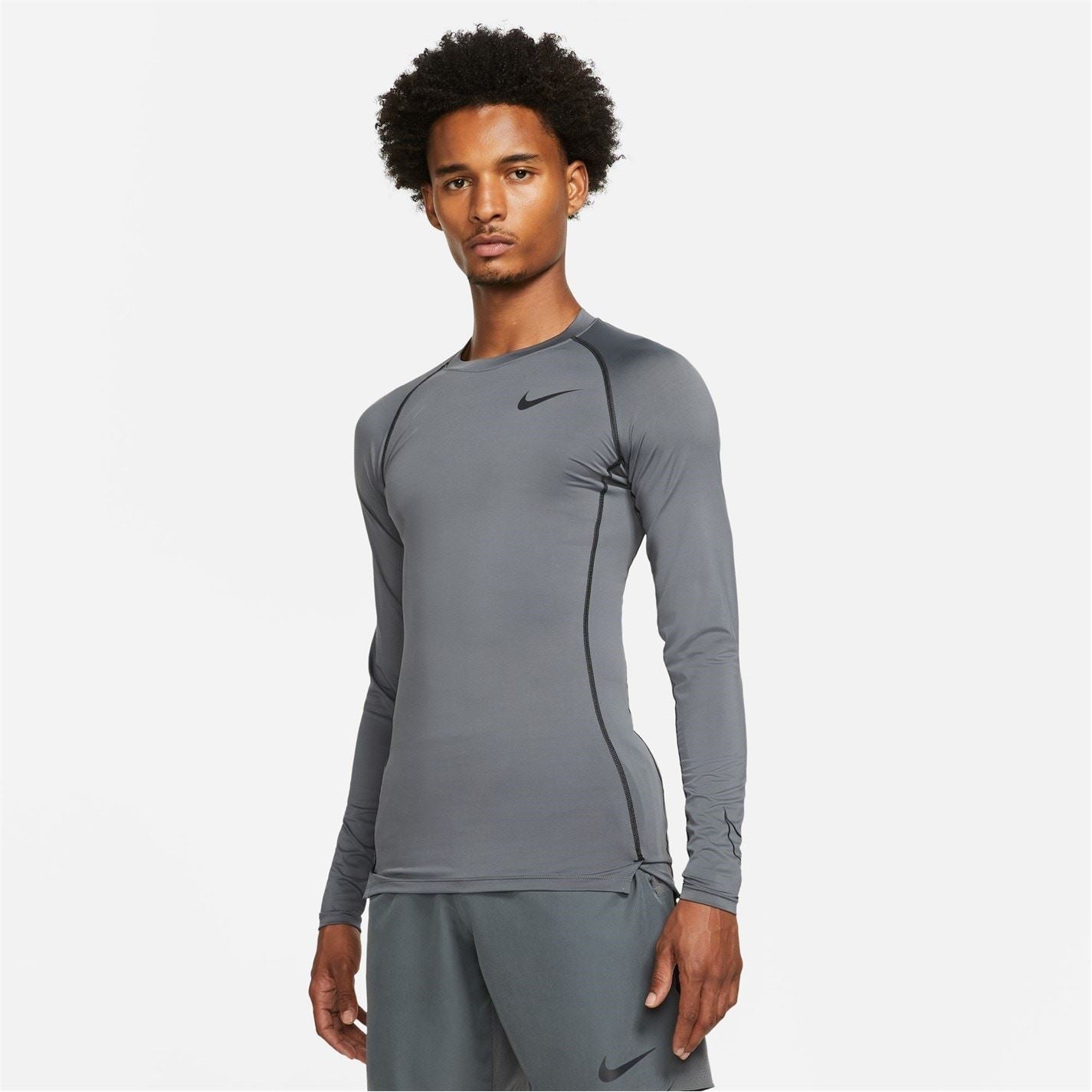 Nike Mens Pro Dri Fit Tight Fit Long Sleeve Top