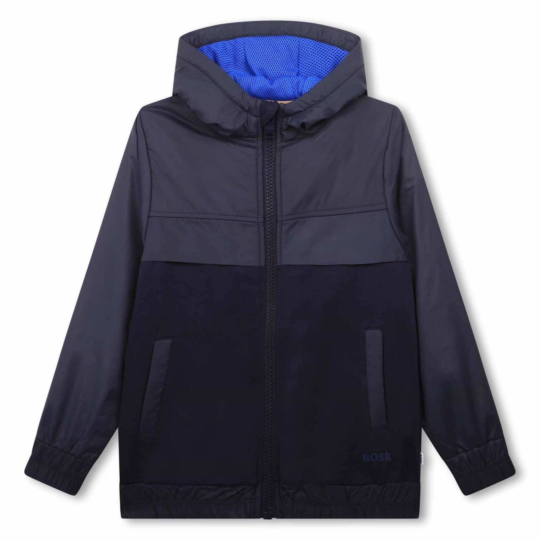 Boss Hooded Windbreaker Regular Fit Jacket