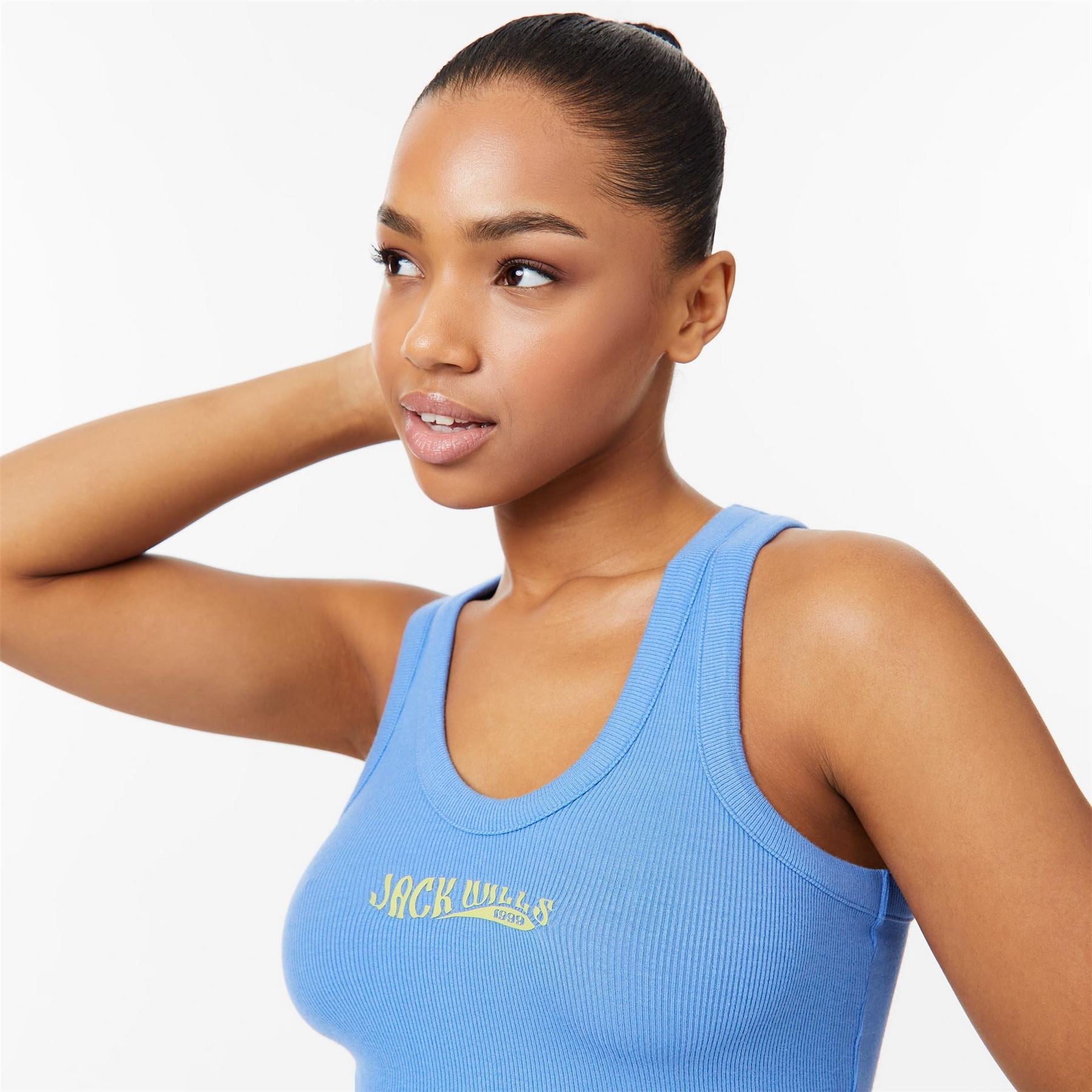 Jack Wills Scoop Neck Rib Tank Top