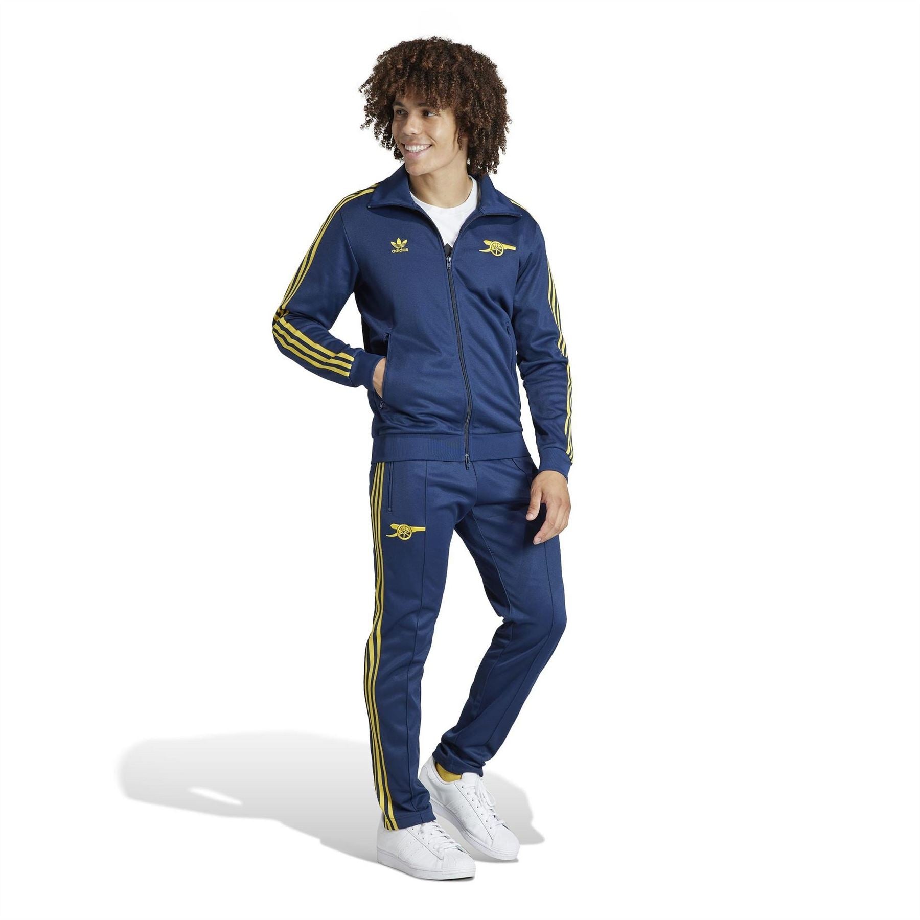 adidas Arsenal Beckenbauer Tracksuit Bottoms Adults