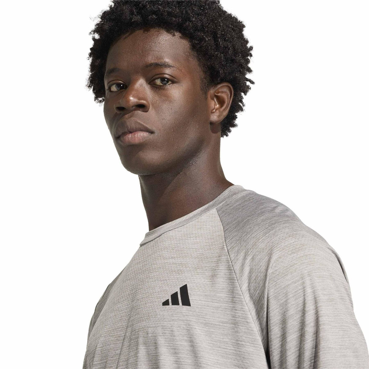 adidas Tech Bold Logo Crew Neck Short Sleeve Raglan T-Shirt