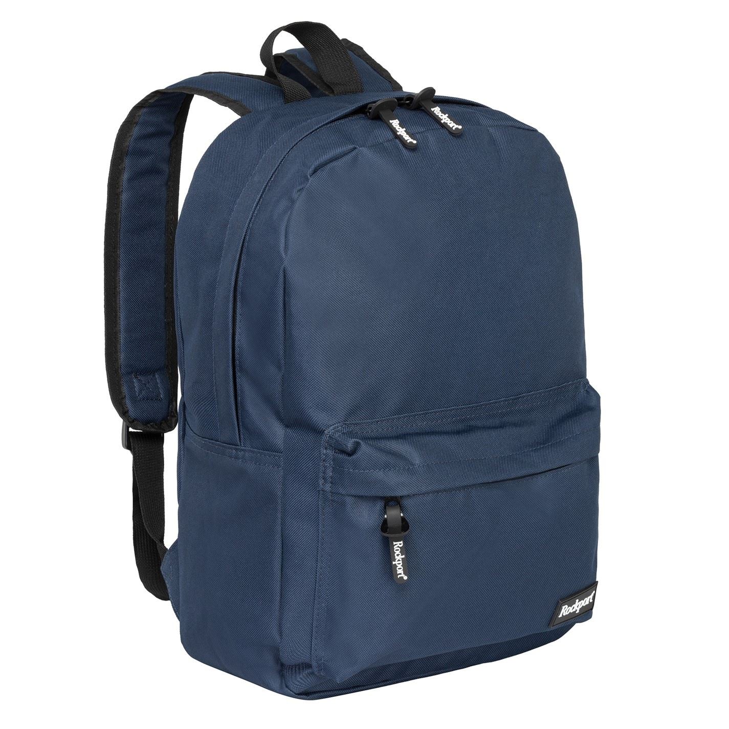 Rockport Solid Patterned Med Backpack with Logo