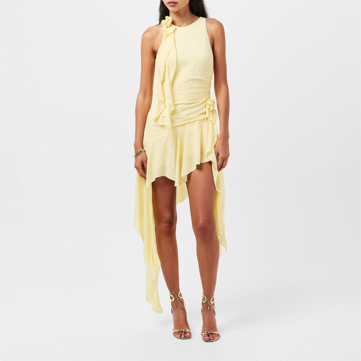 Bardot Ivana High Low Midi Bodycon Dress