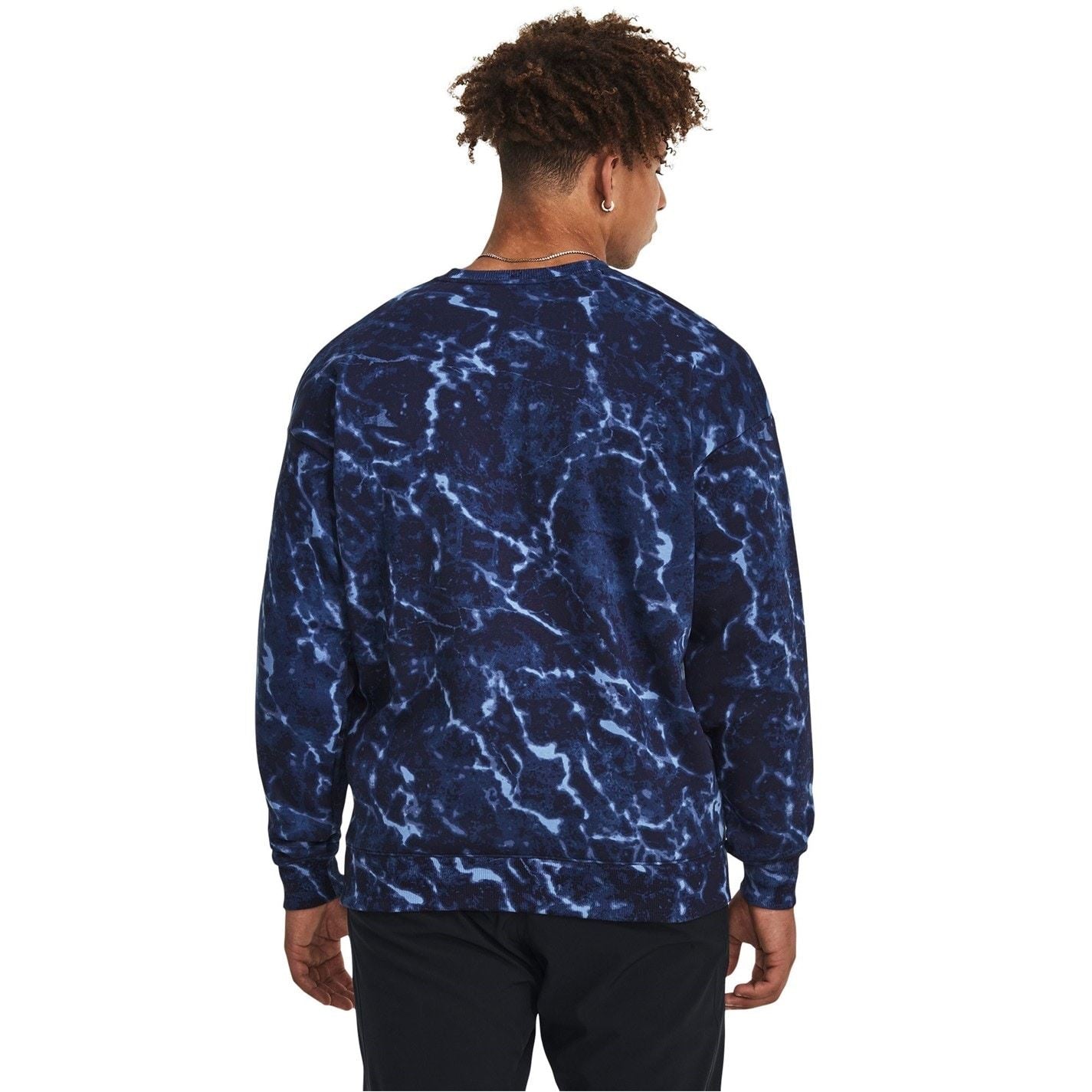 Under Armour Mens Project Rock Rival Fleece Crew