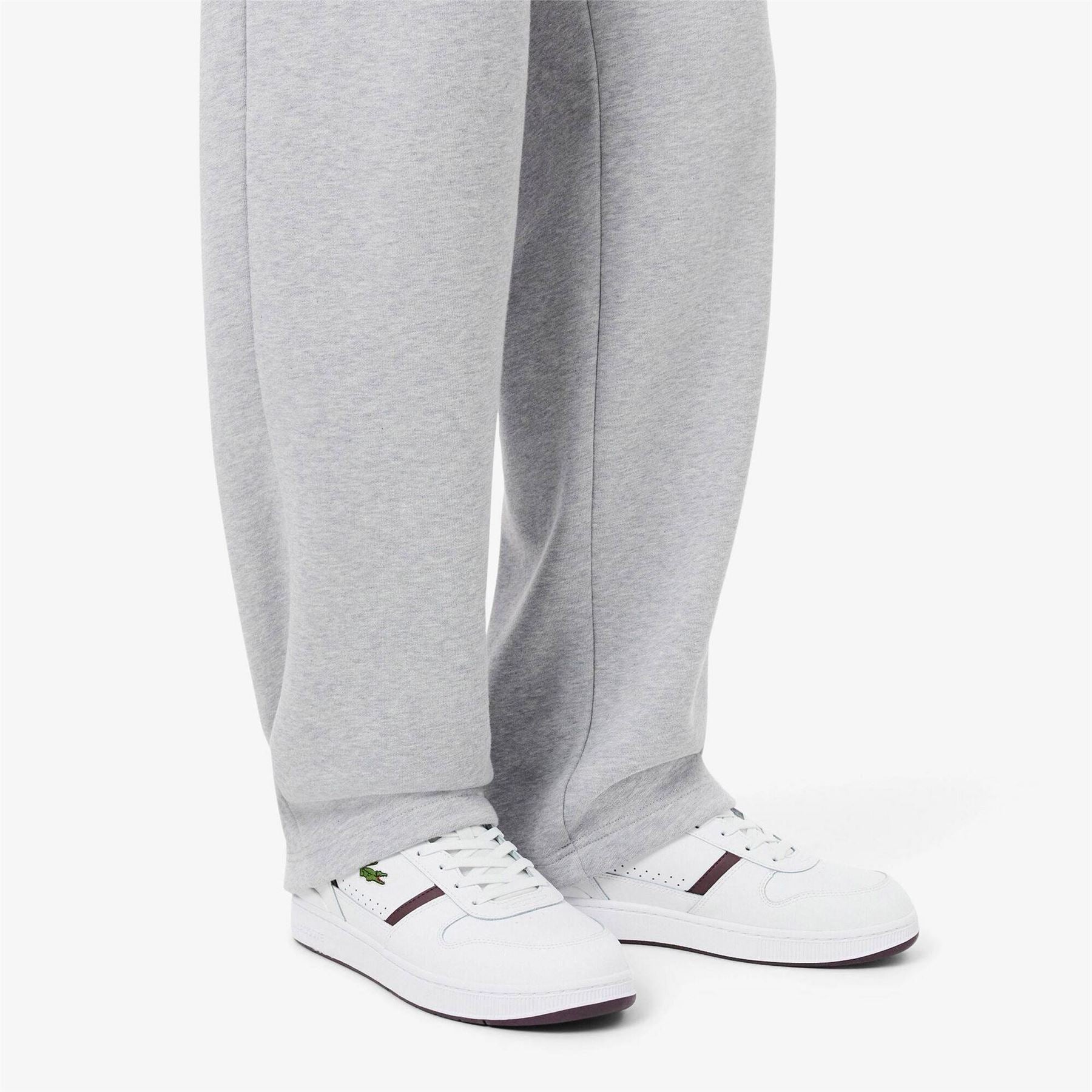 Lacoste T Clip Low Top Crocodile Print Sneakers