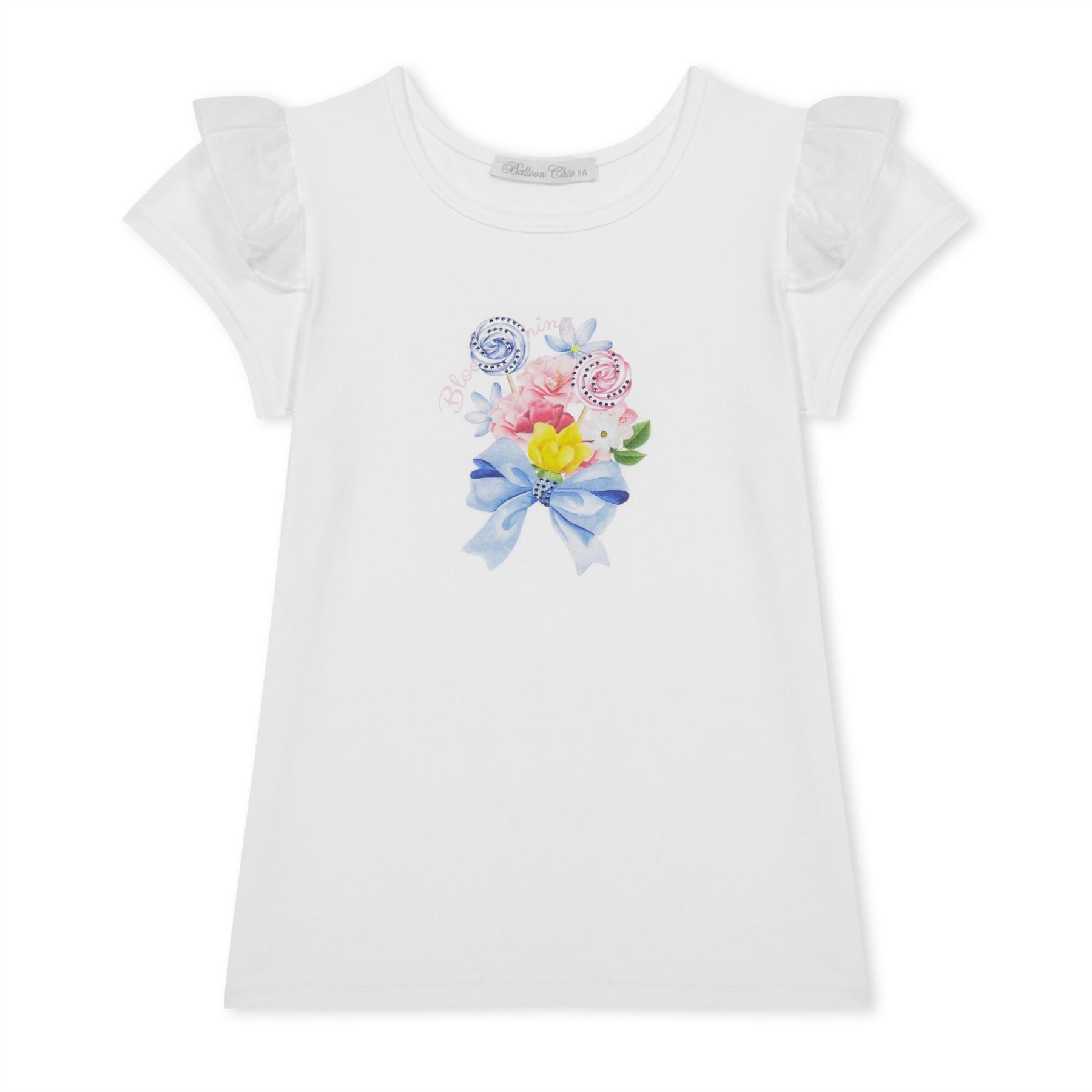 Balloon Chic Regular Fit Crew Neck T-Shirt Top