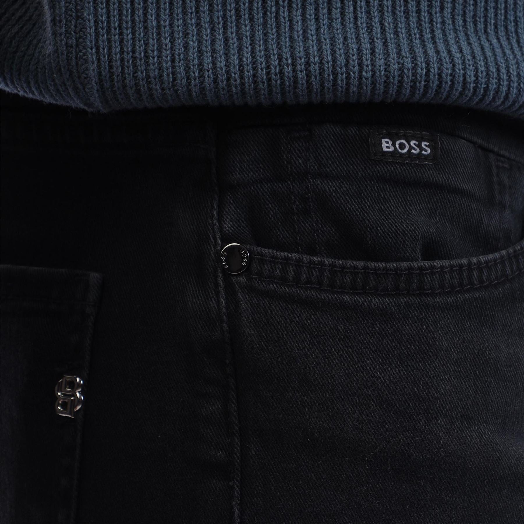 Boss Taber Dark Wash Slim Five Pocket Pants