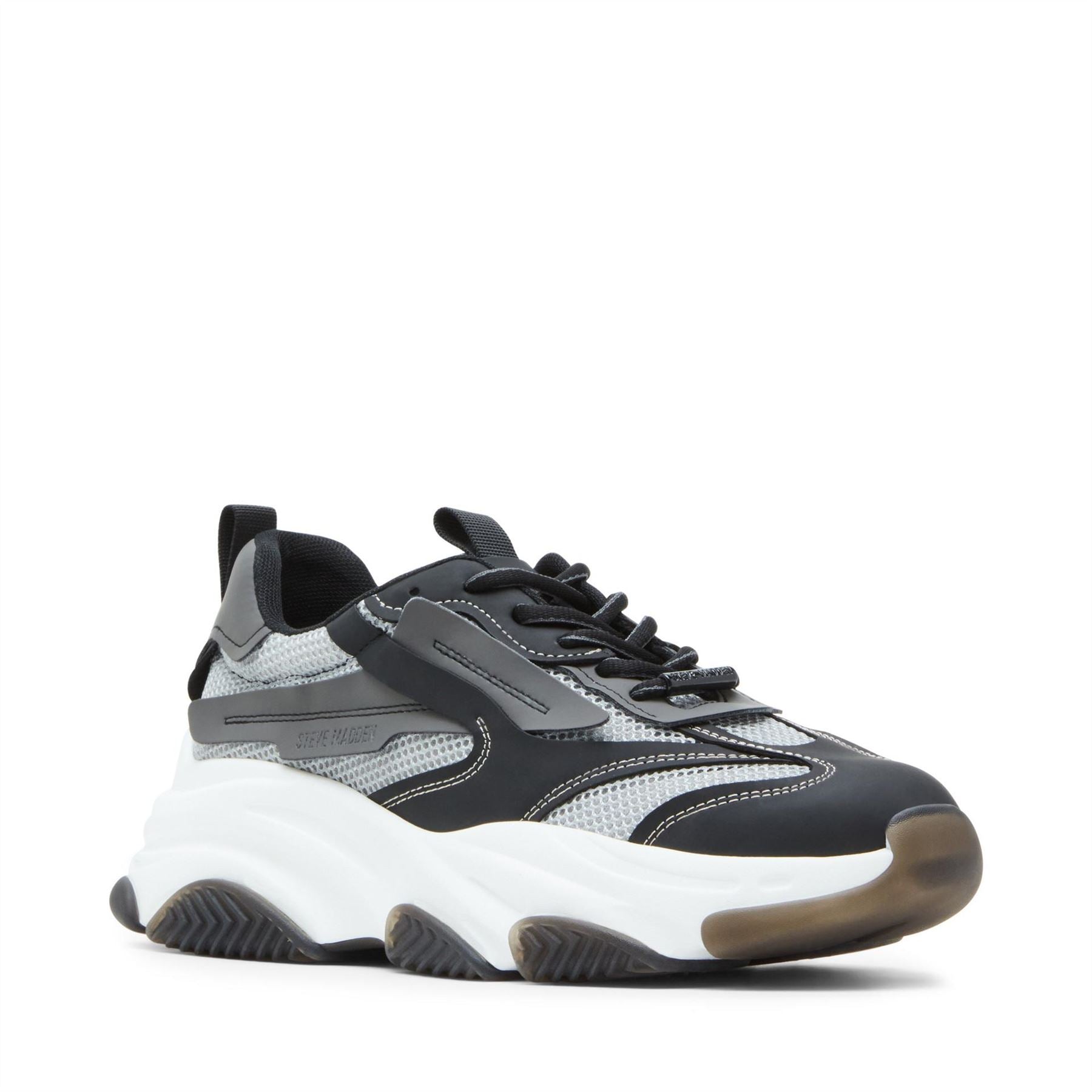 Steve Madden Posses Runner Lace Up Chunky Trainers