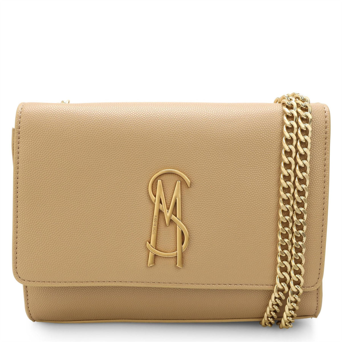 Steve Madden Bramone Cross Body Bag with Chain and Gold Hardware