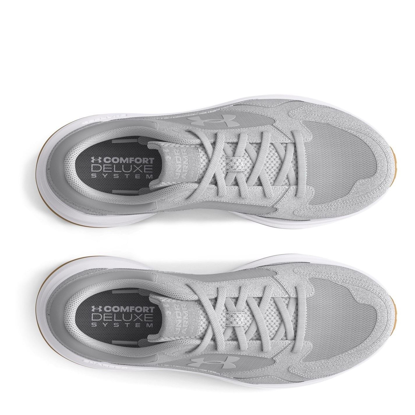 Under Armour Edge Suede Round Toe Flat Heel Trainers