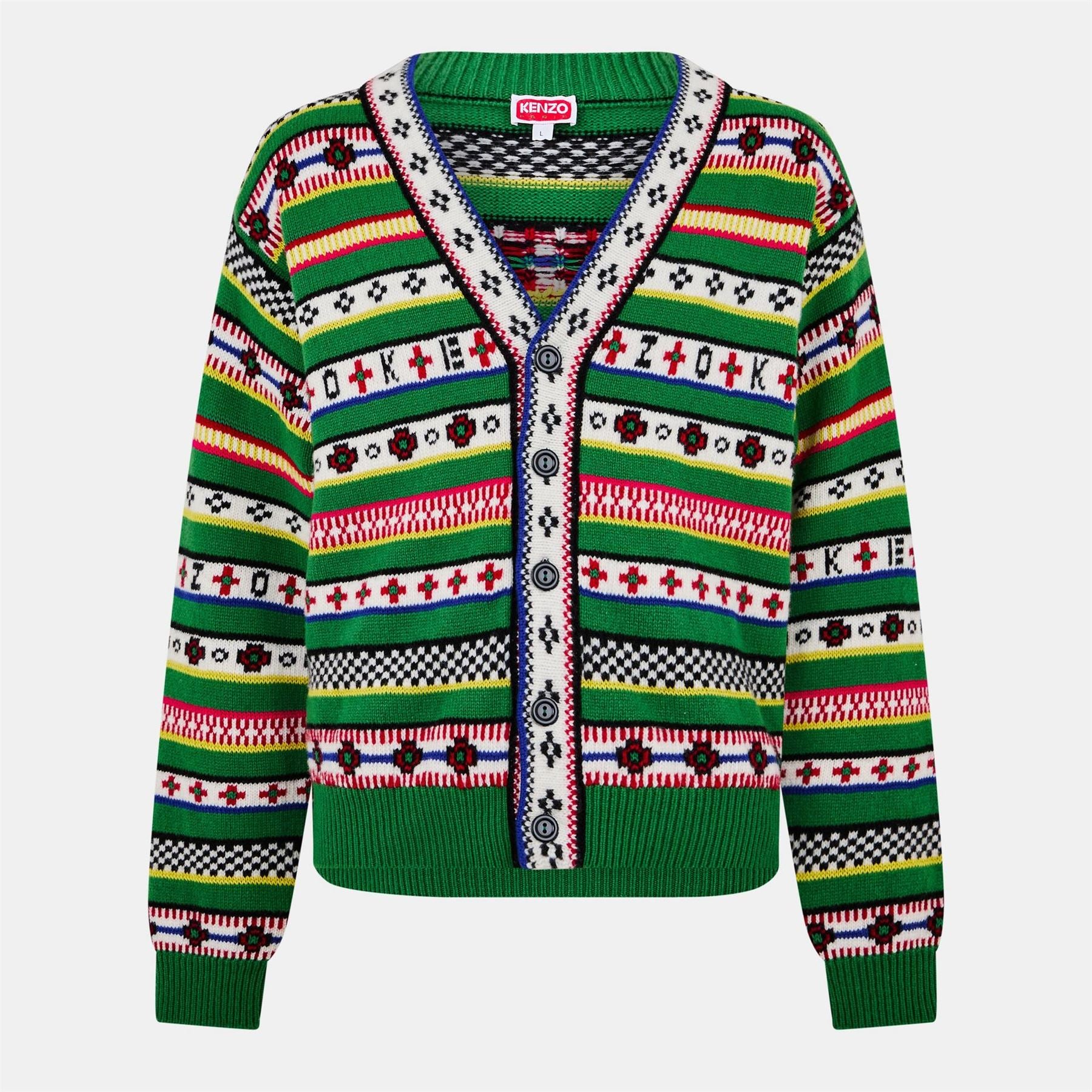 Kenzo Jacquard Cardigan
