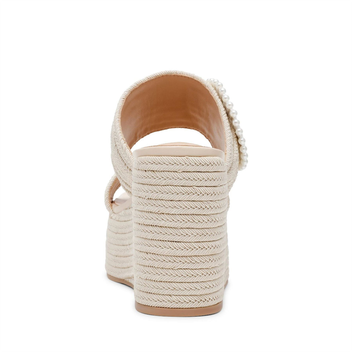 Steve Madden Jaiden Textured High Heel Open Toe Slides
