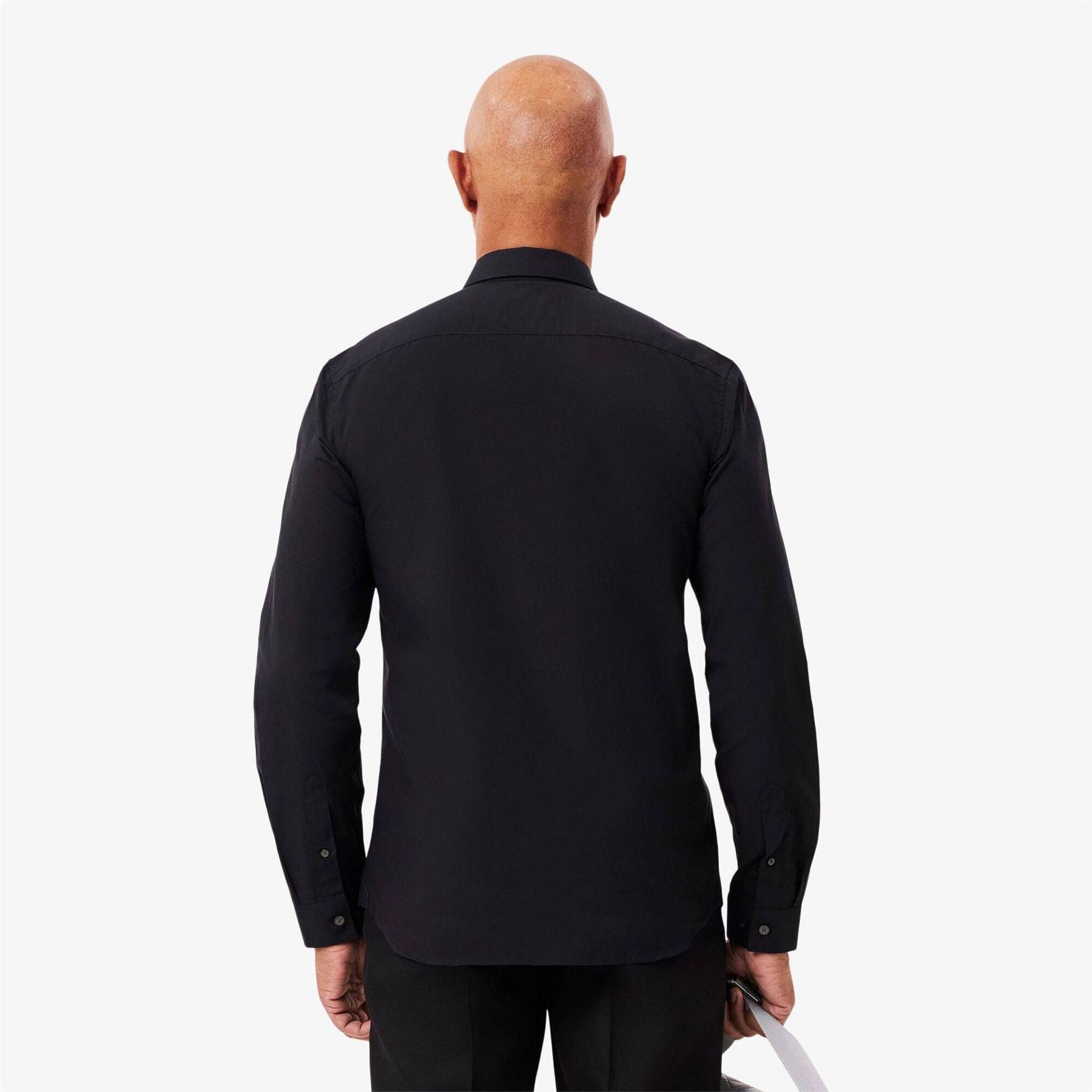 Lacoste Crocodile Print Slim Fit Long Sleeve Cuff Shirt
