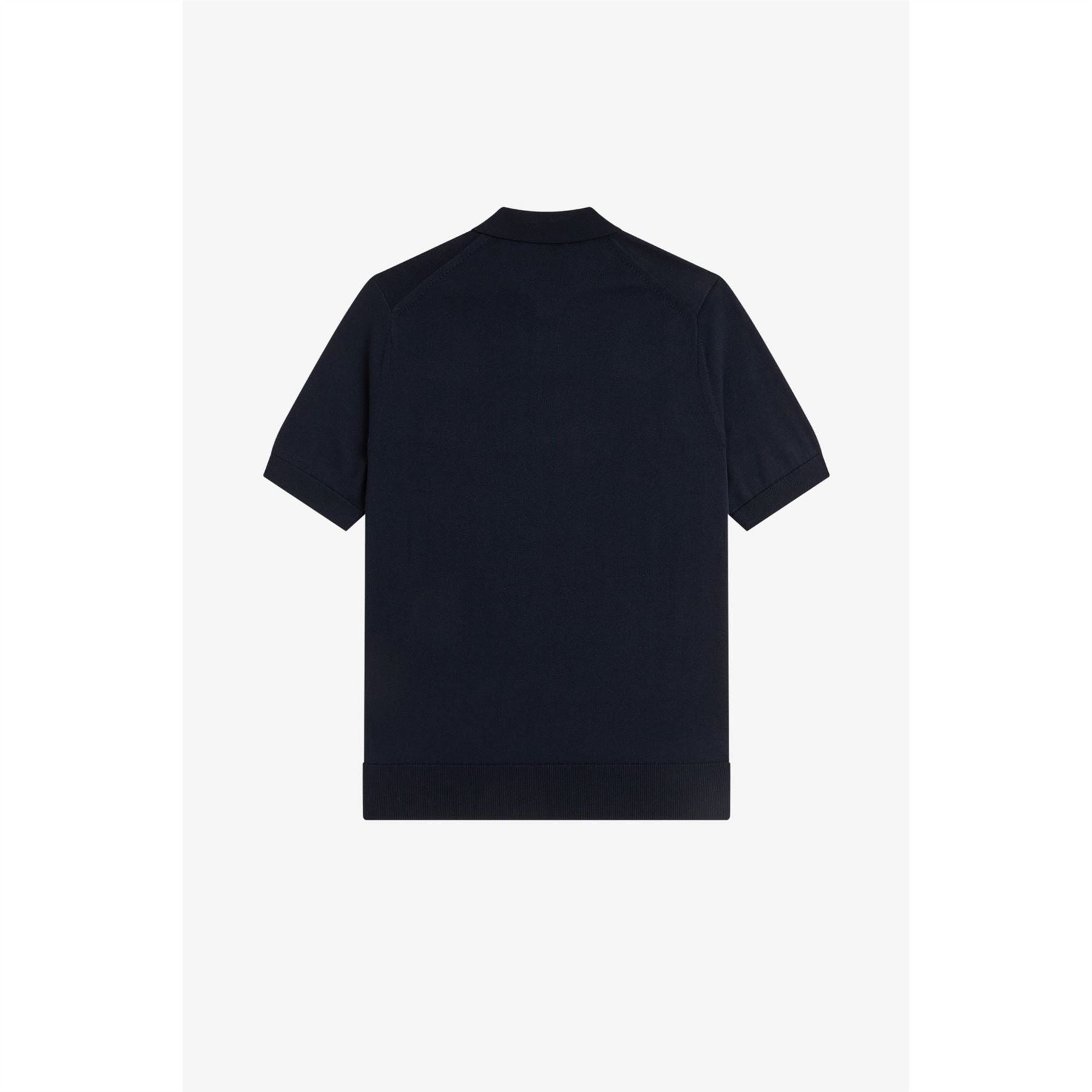 Fred Perry Knitted Short Sleeve Polo Shirt