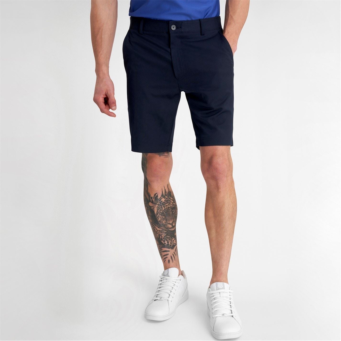 Calvin Klein Golf Logo Print Chino Bermuda Shorts