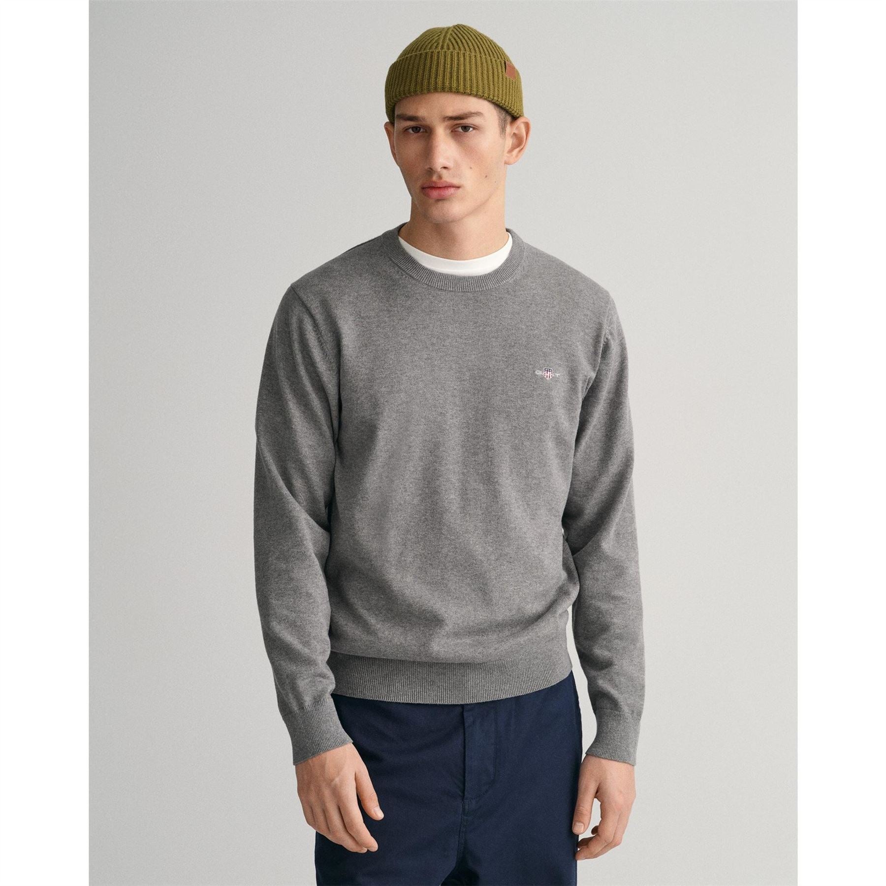 Gant Cotton Crew Neck Sweater