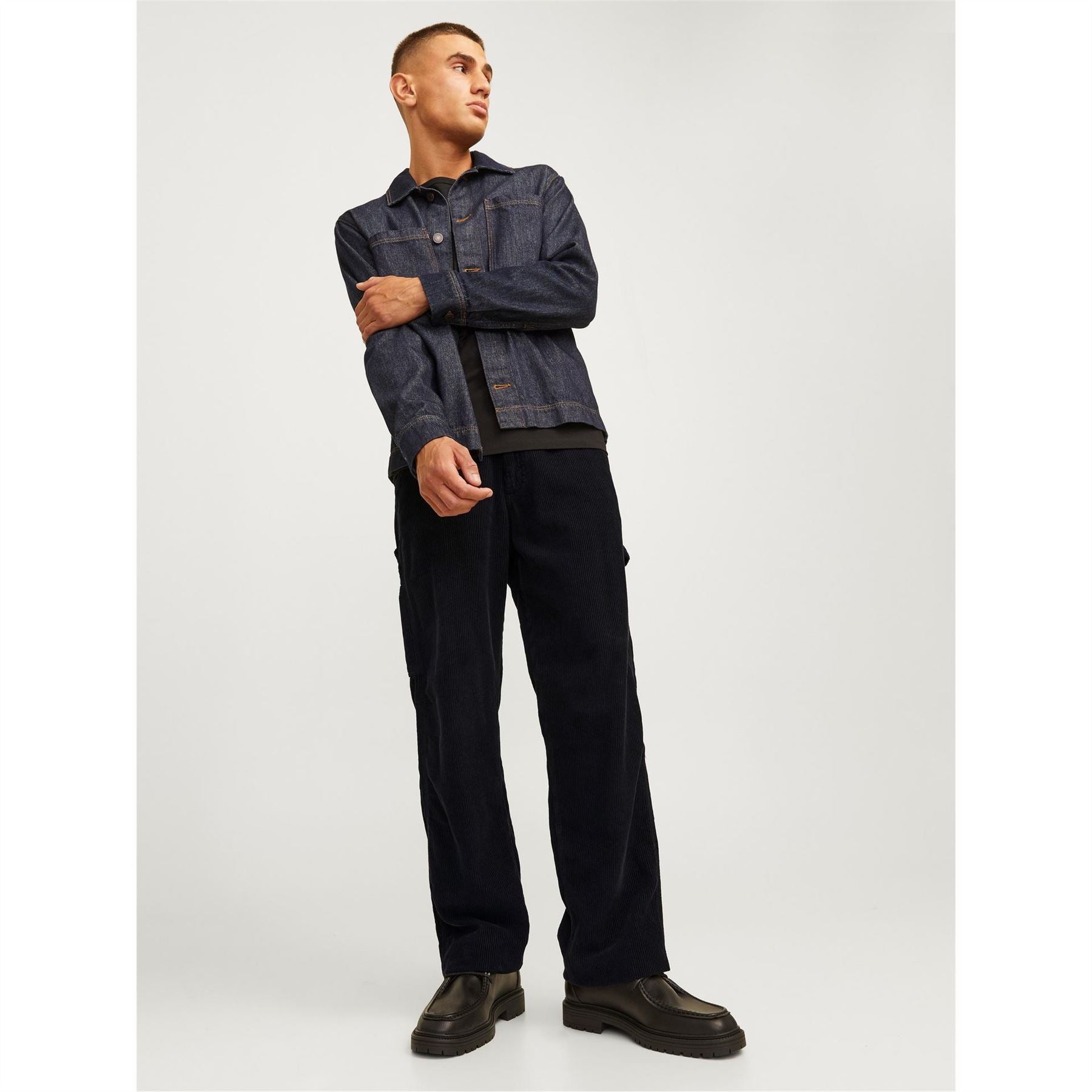 Jack and Jones Corduroy Straight Leg Regular Fit Pants