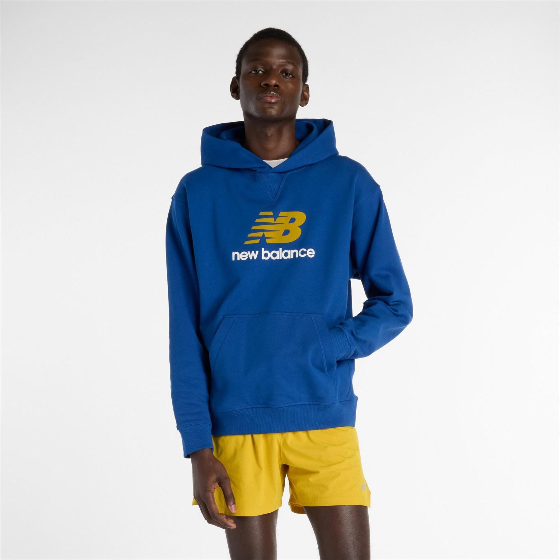 New Balance Athletics French Terry Cotton Over The Head Oversized Fit Hoodie