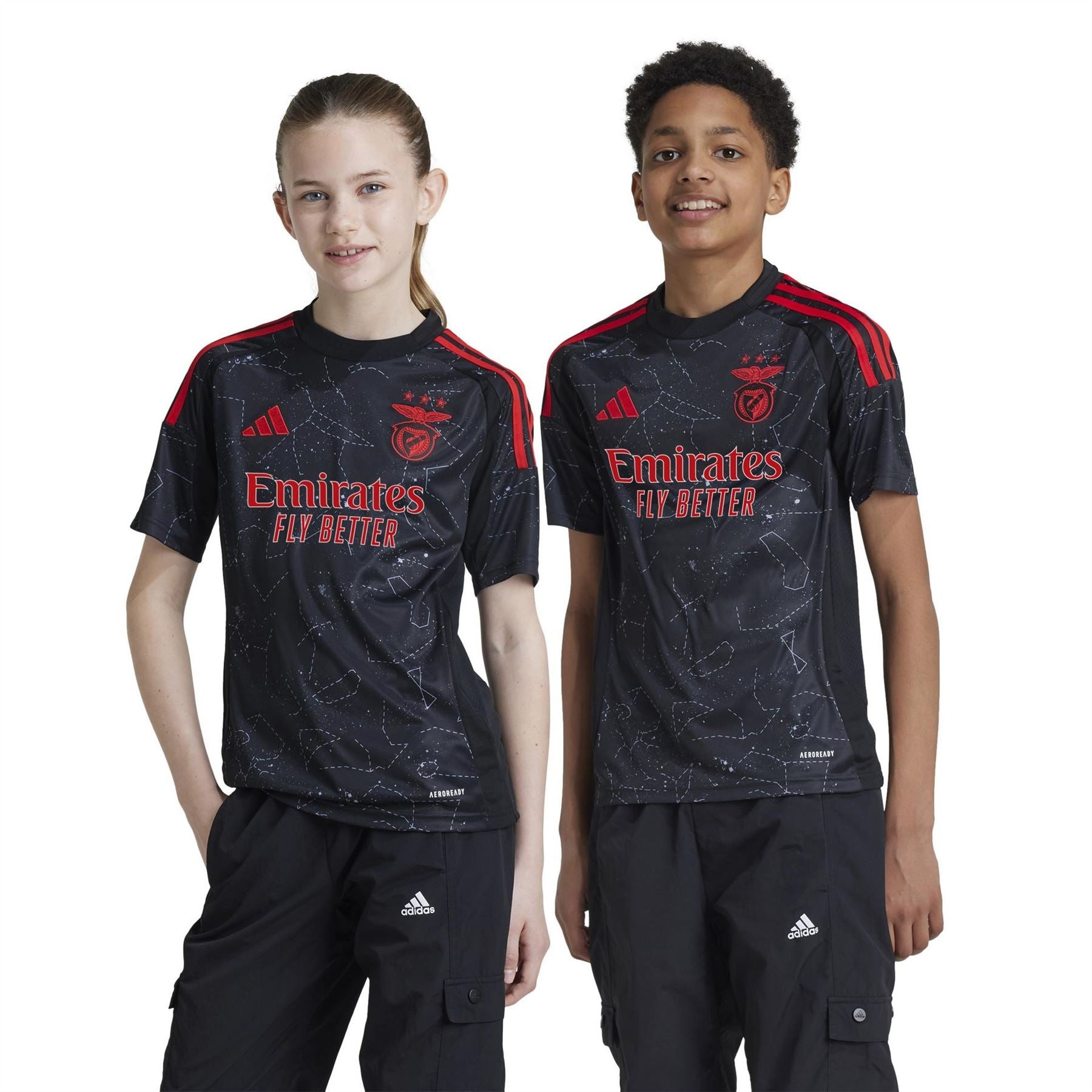 adidas Kids Jersey Crew Neck Short Sleeve T-Shirt