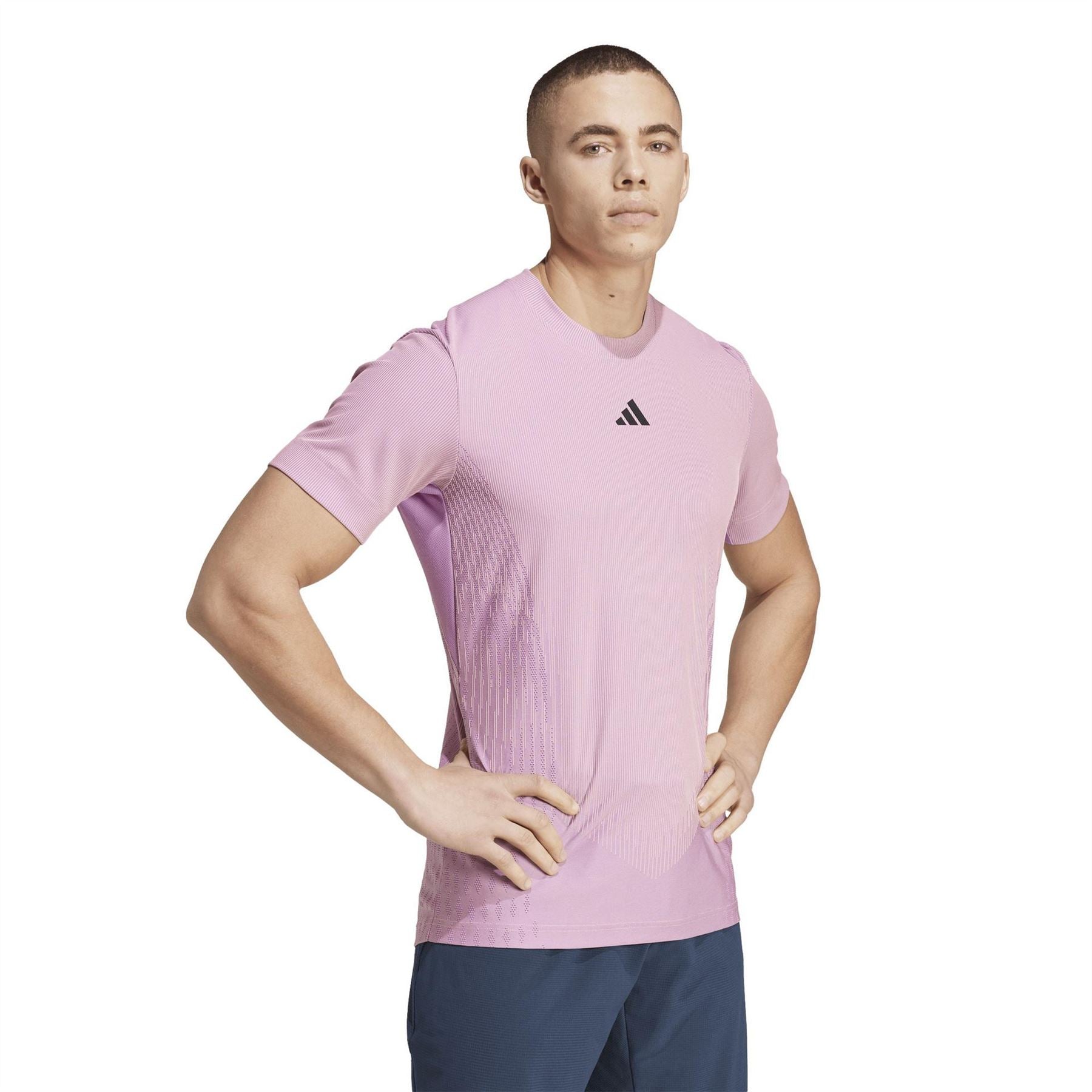adidas Aircool Crew Neck Short Sleeve Jersey T-Shirt
