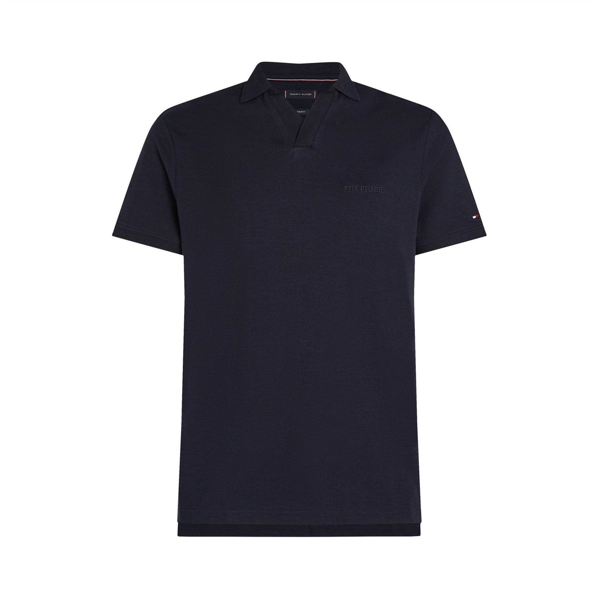 Tommy Hilfiger Cotton Linen Terry Short Sleeve Polo Shirt
