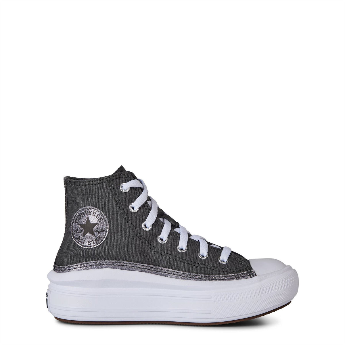 Converse All Star Move Hi Glitter Trainers Childrens