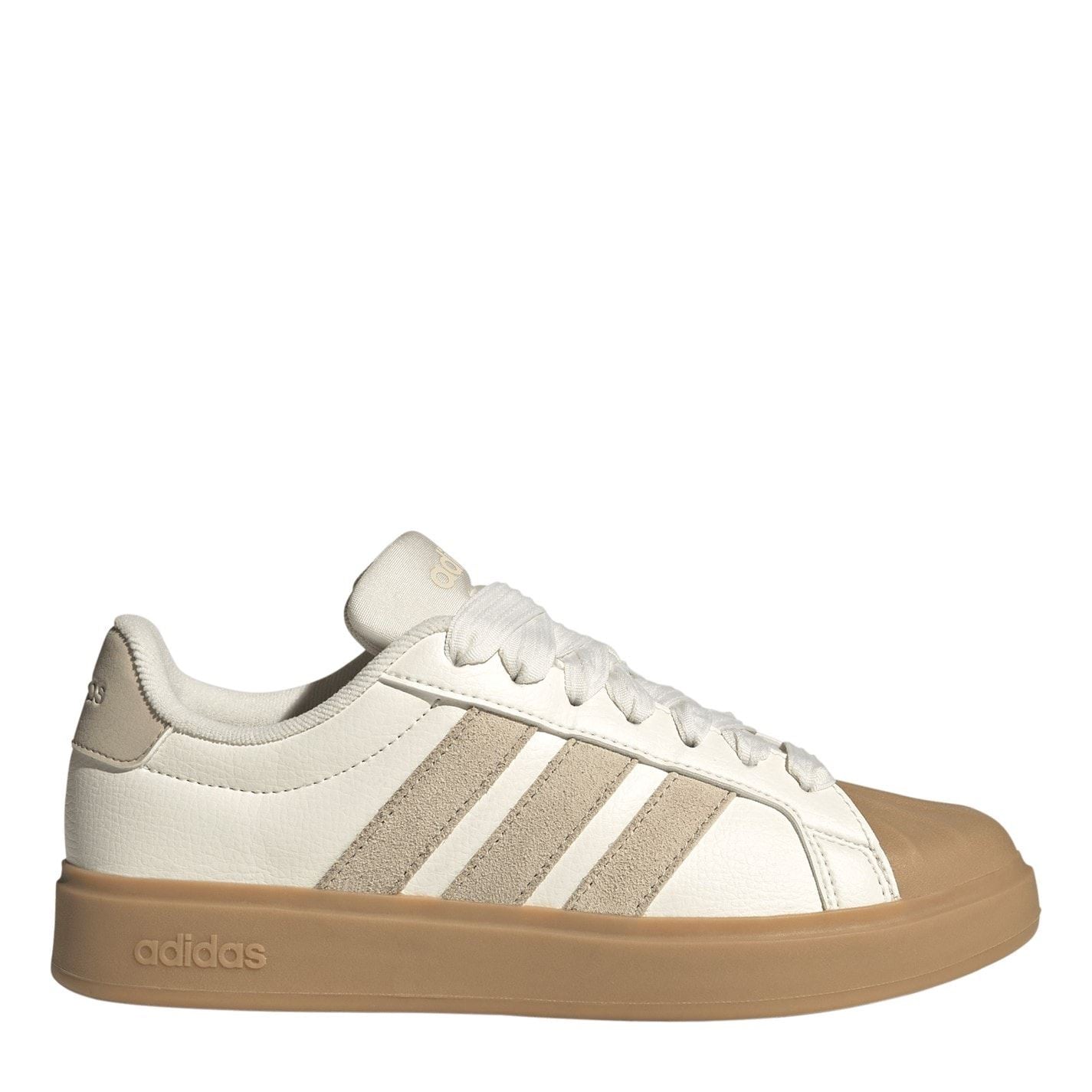 adidas Streetalk Shell Toe Lace-Up Low Top Sneakers