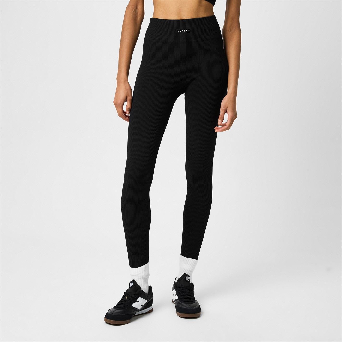 USA Pro Womens Ribbed Leggings