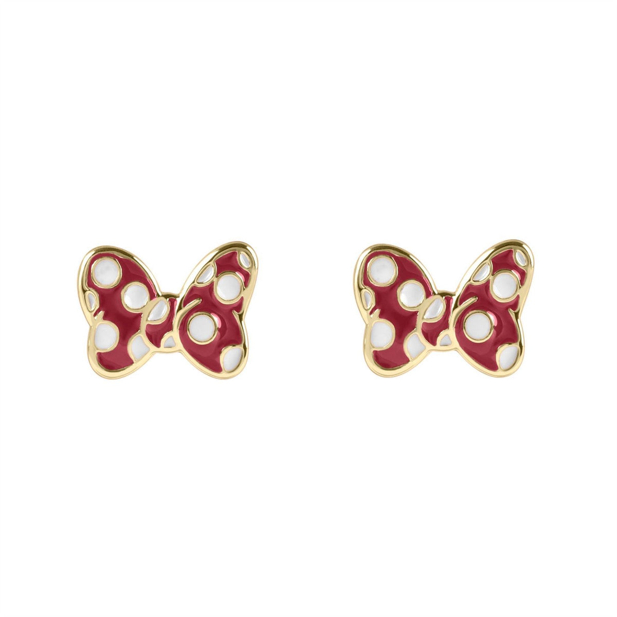 Minnie Mouse Mini Bow Stud Earrings