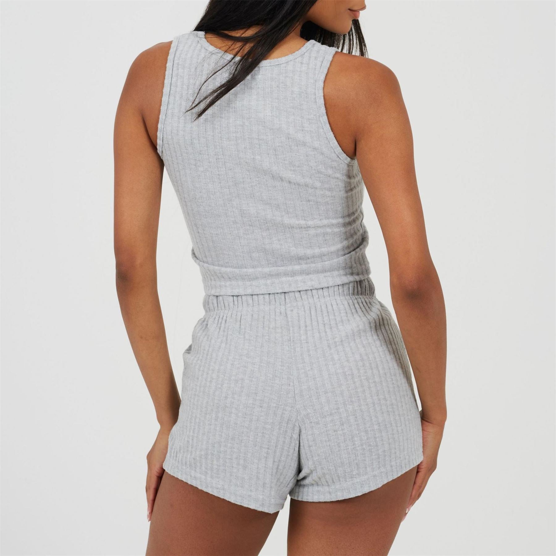 Brave Soul Sleeveless Scoop Neck Lounge Set