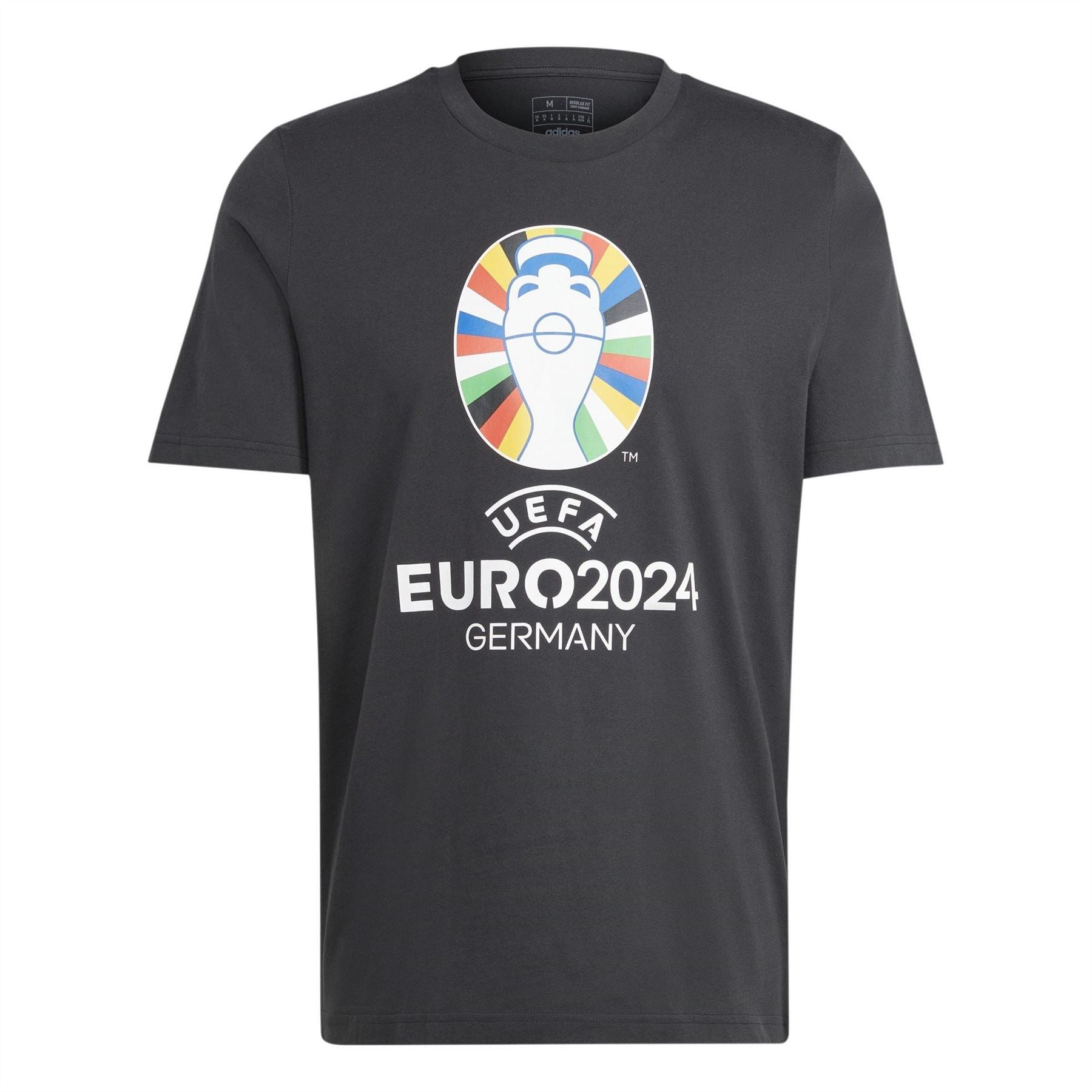 adidas Mens Euro 24 Official Emblem T-Shirt
