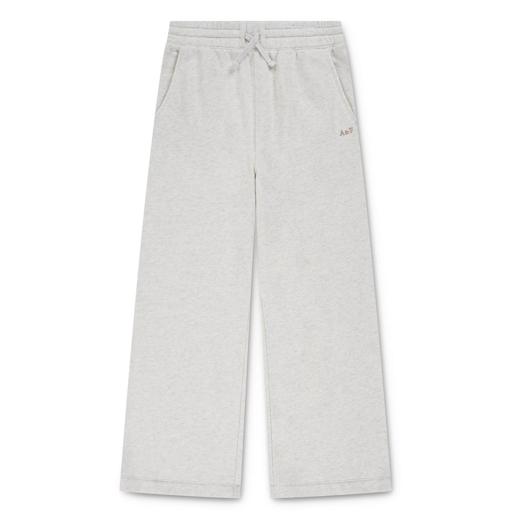 Abercrombie and Fitch Solid Patterned Wide Leg Joggers