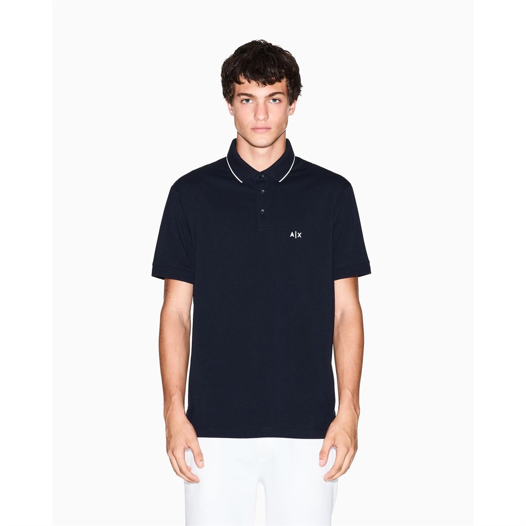 Armani Exchange Short Sleeve Polo Shirts