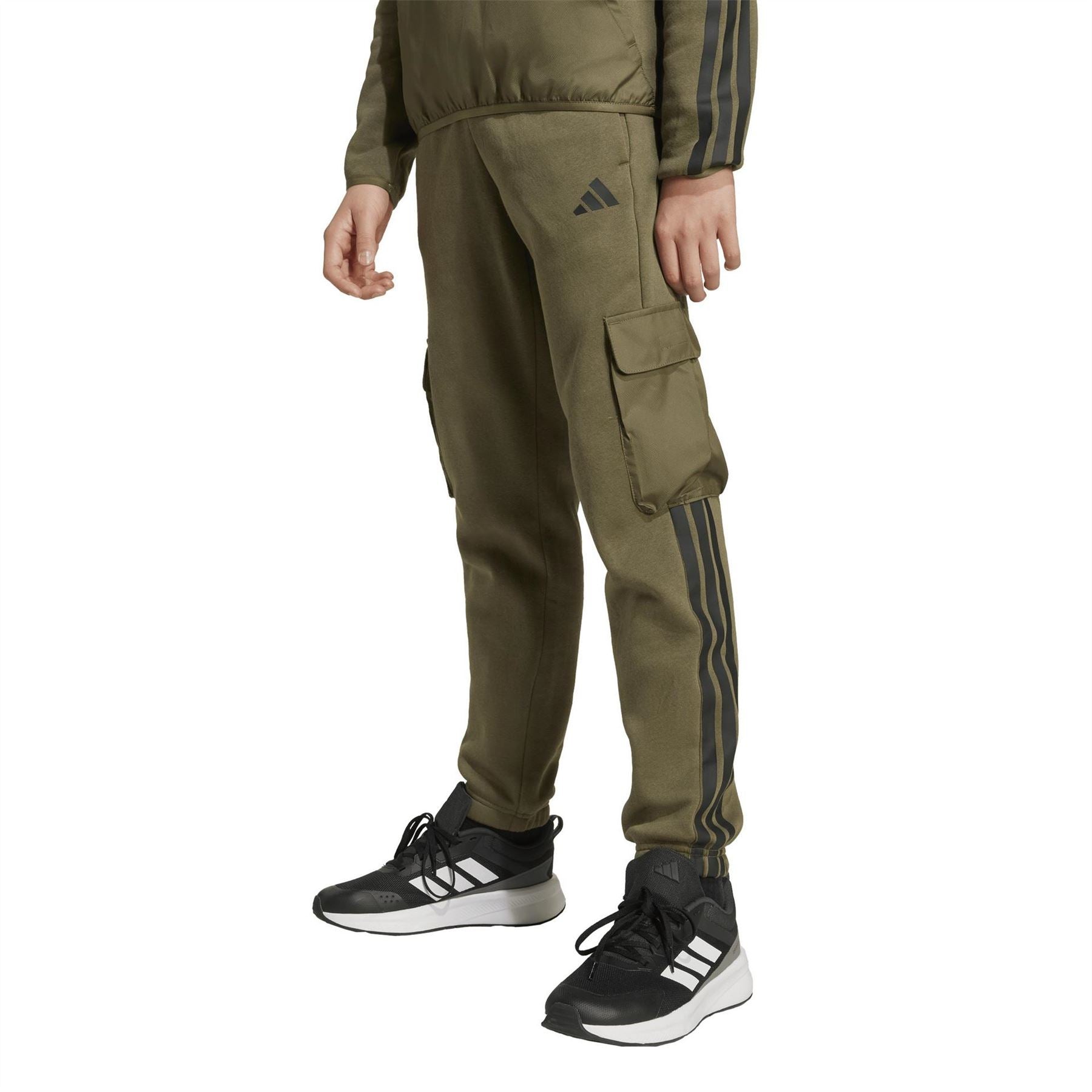 adidas Utility Fleece Cargo Joggers Juniors
