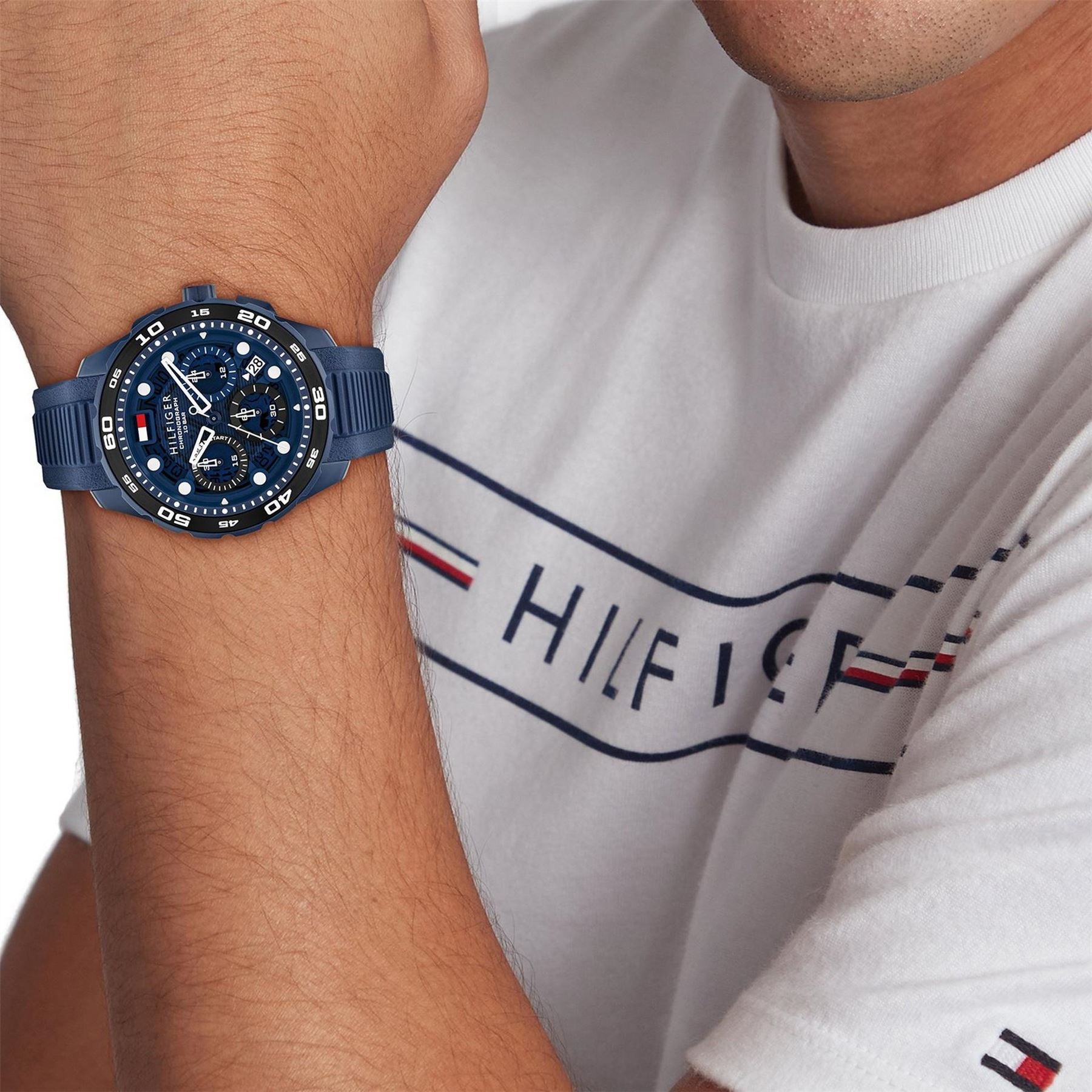 Tommy Hilfiger Hilfiger Mens Regatta Silicone Watch