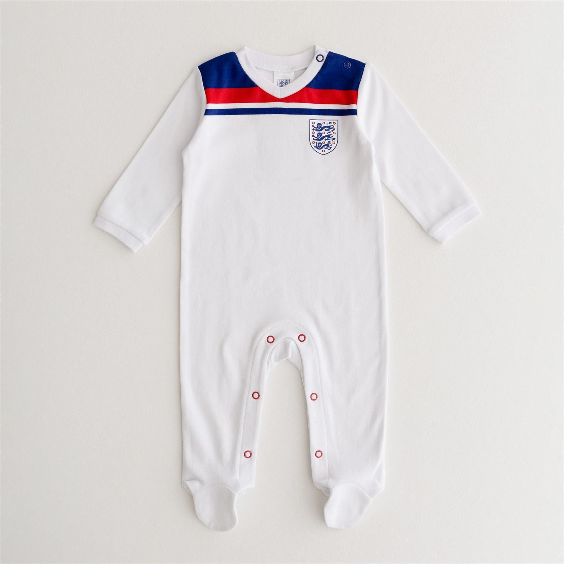 Brecrest Team England 82 Retro Home Babygrow