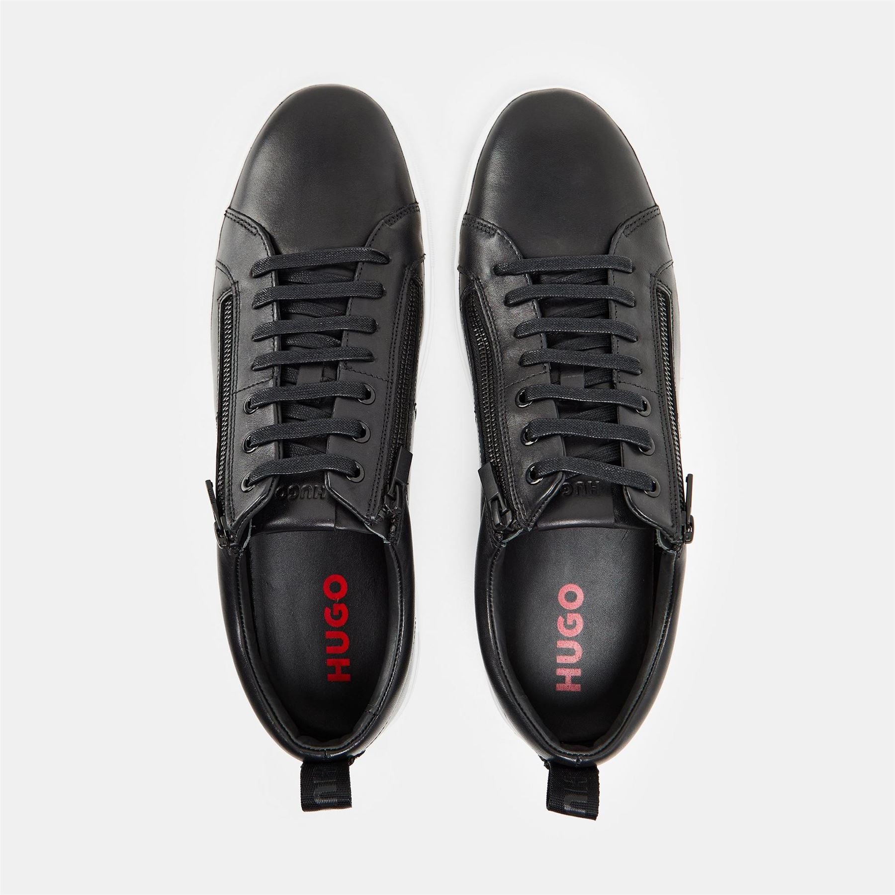 Hugo Futurism Low Top Sneakers with Zipper Closure