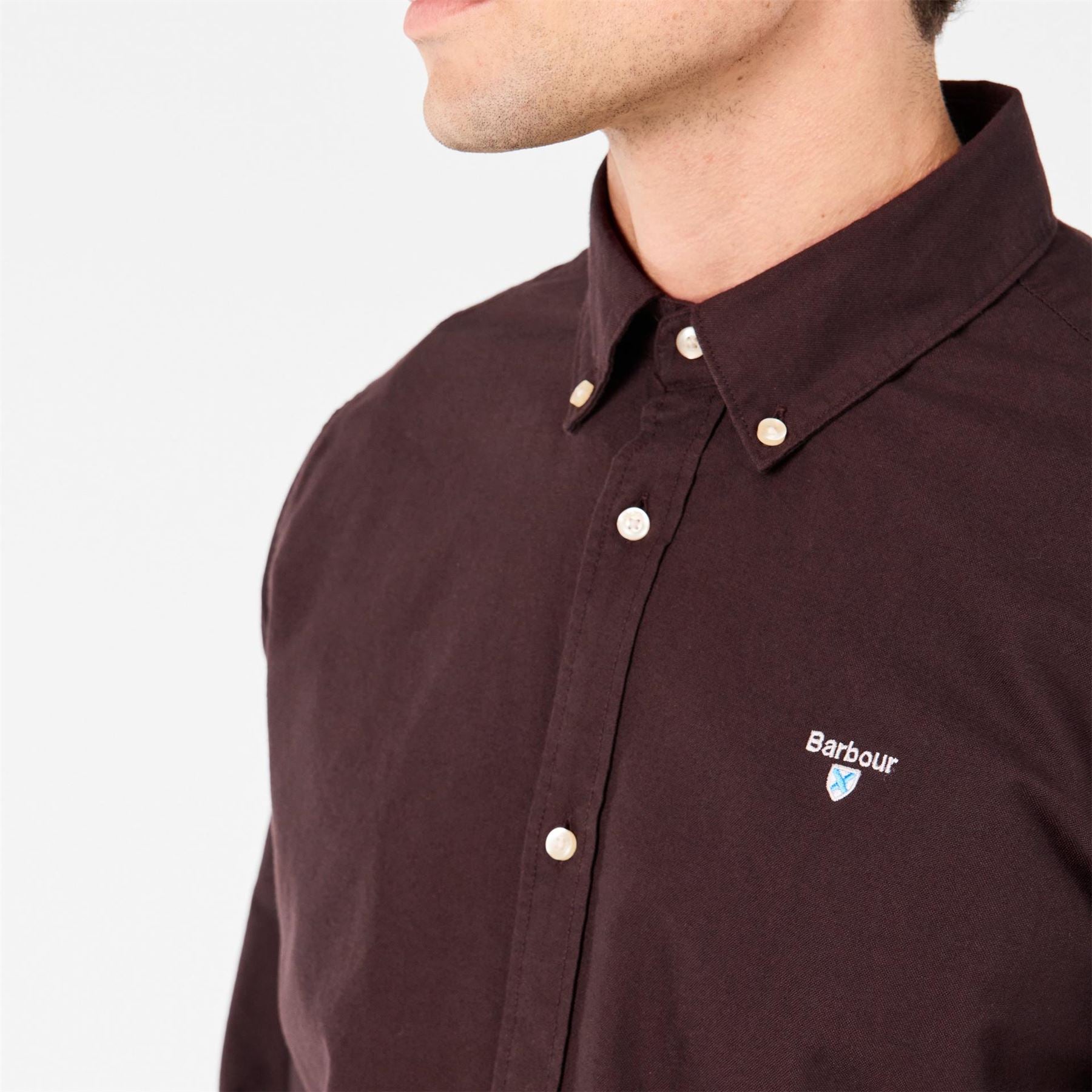 Barbour Oxford Button Down Plain Shirt