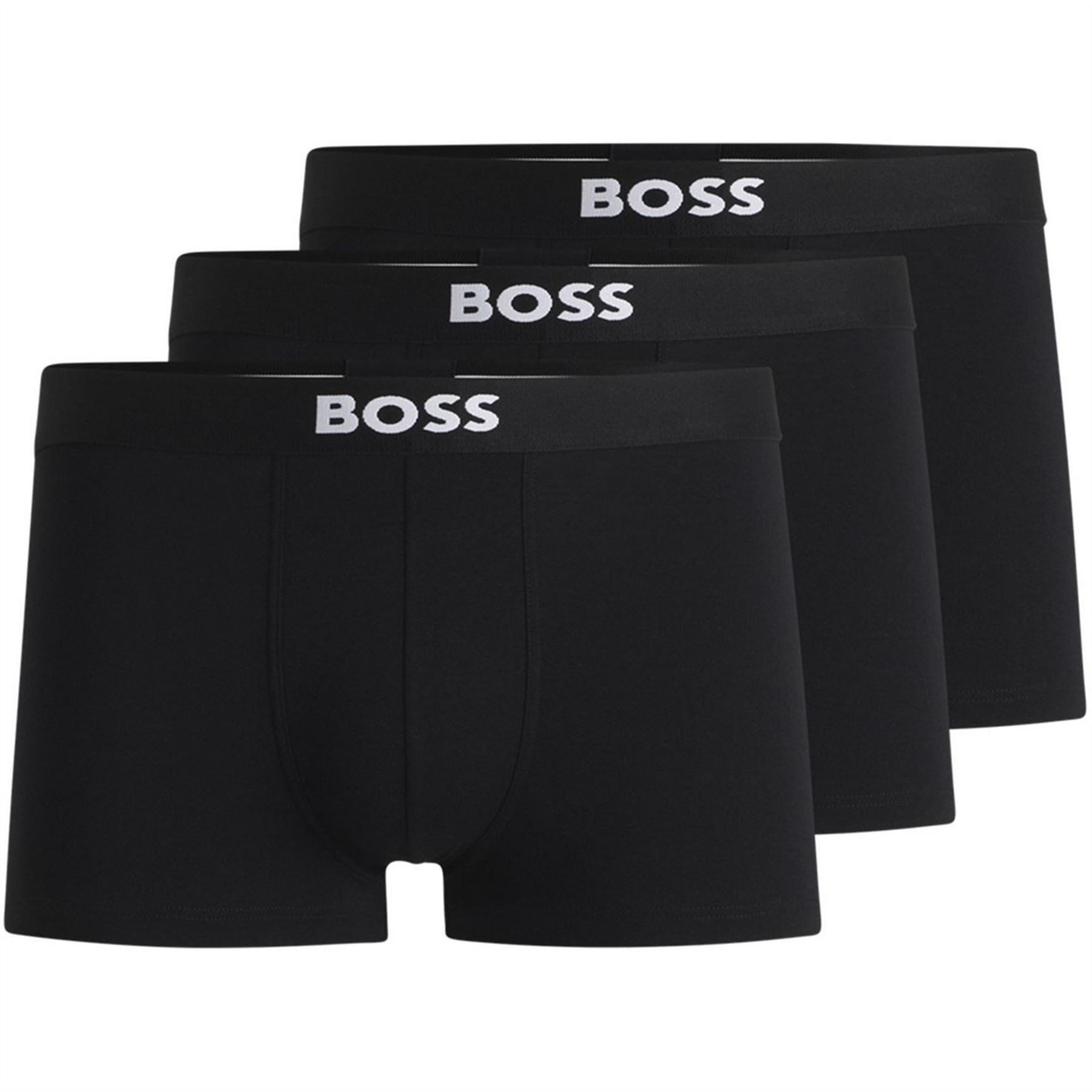 Boss BOSS 3 Pack Boxers with Logo Waistband