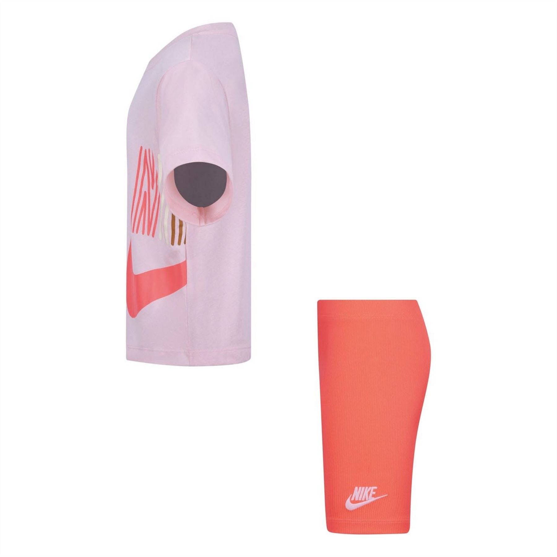 Nike Roll Boxy T-Shirt  And  Shorts Set