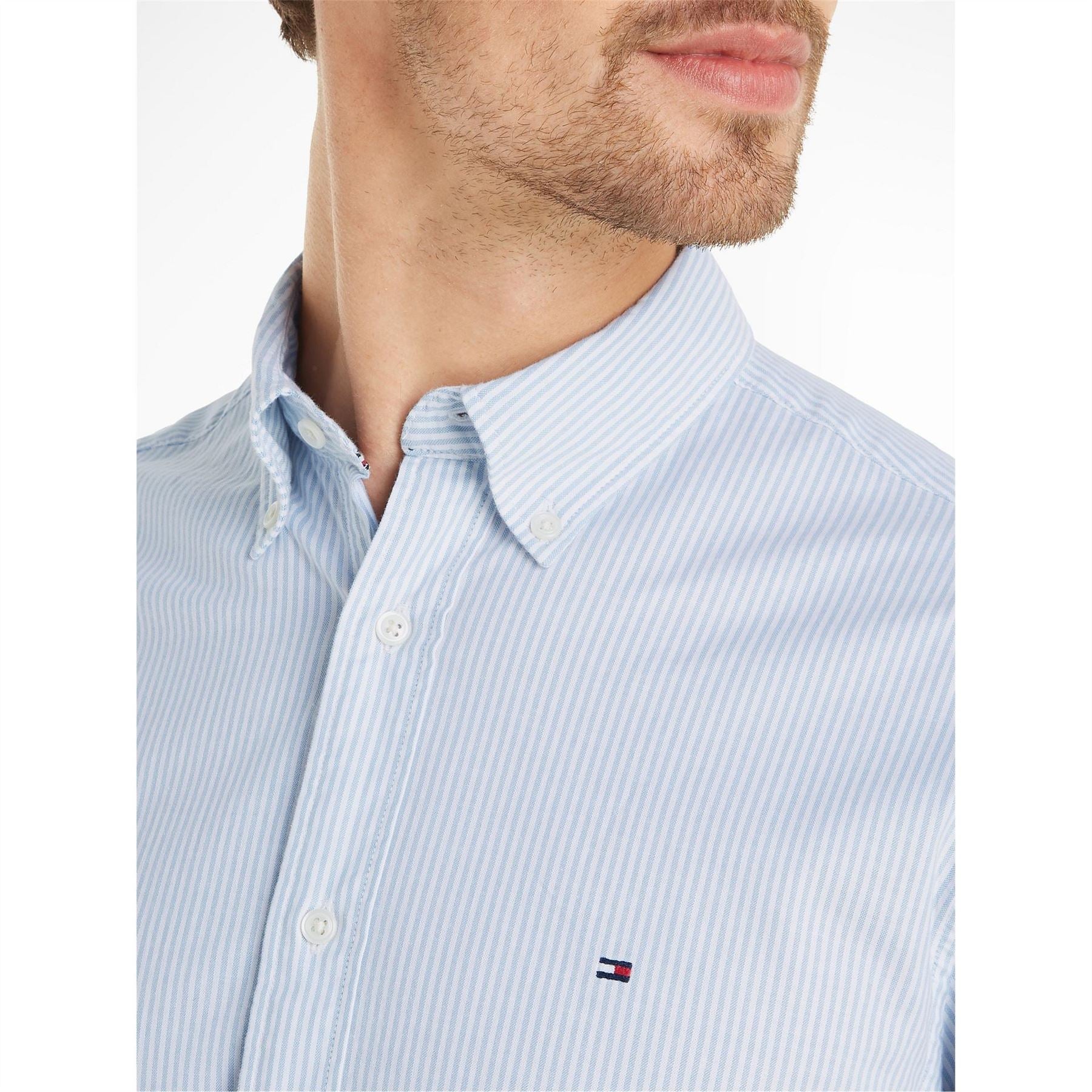 Tommy Hilfiger Short Sleeve Stripe Regular Fit Shirt