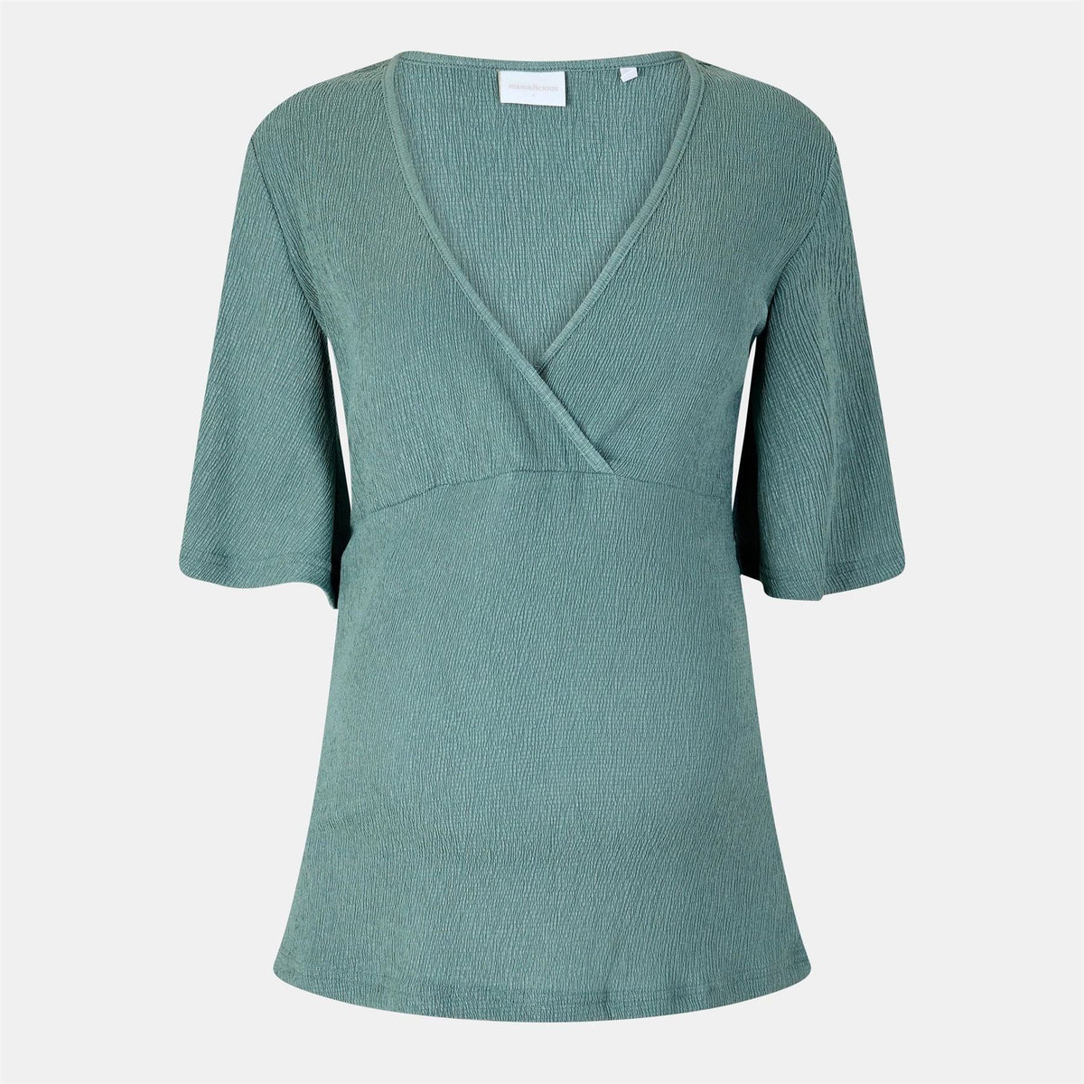 Mamalicious Relaxed Fit V-Neck Long Sleeve Blouse