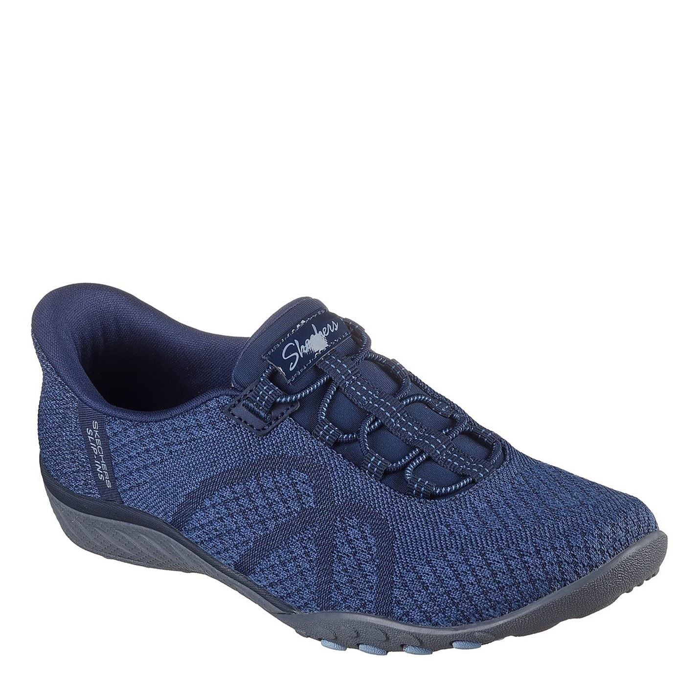 Skechers Ramaya Breathe Easy Heathered Slip On Sneakers