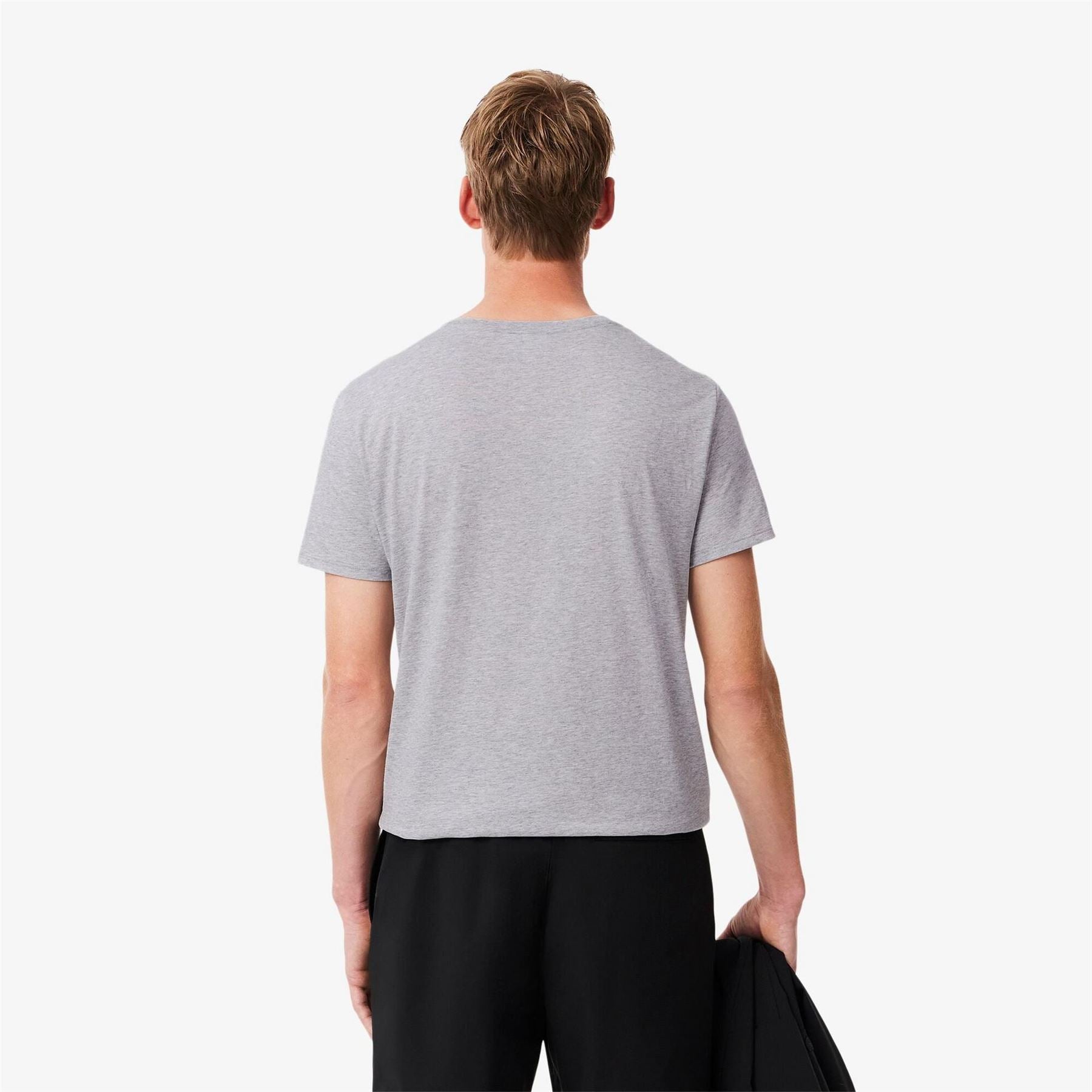 Lacoste Crocodile Print V-Neck Regular Fit T-Shirt
