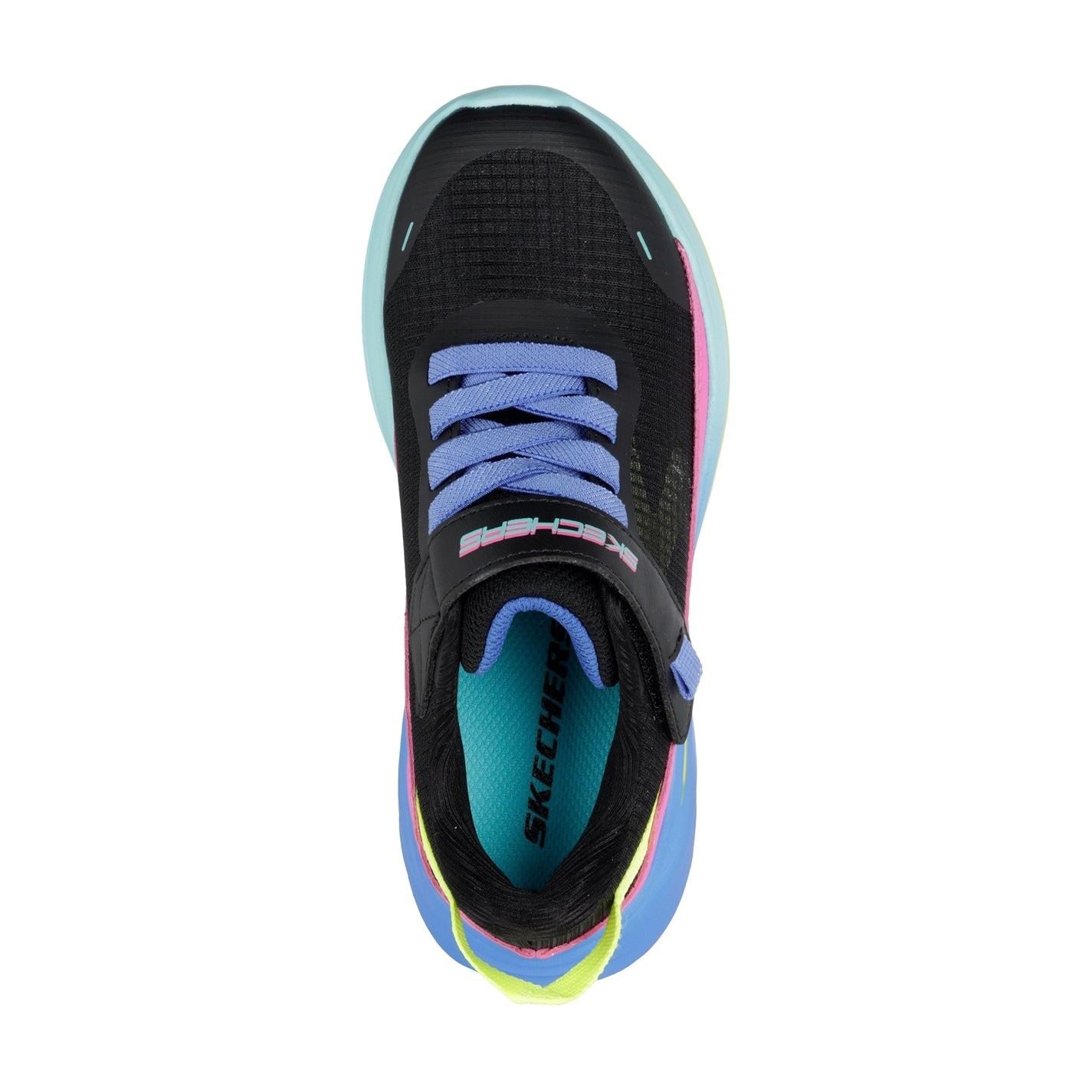 Skechers Gore And Strap Sneaker W Mono Mesh Runners Girls