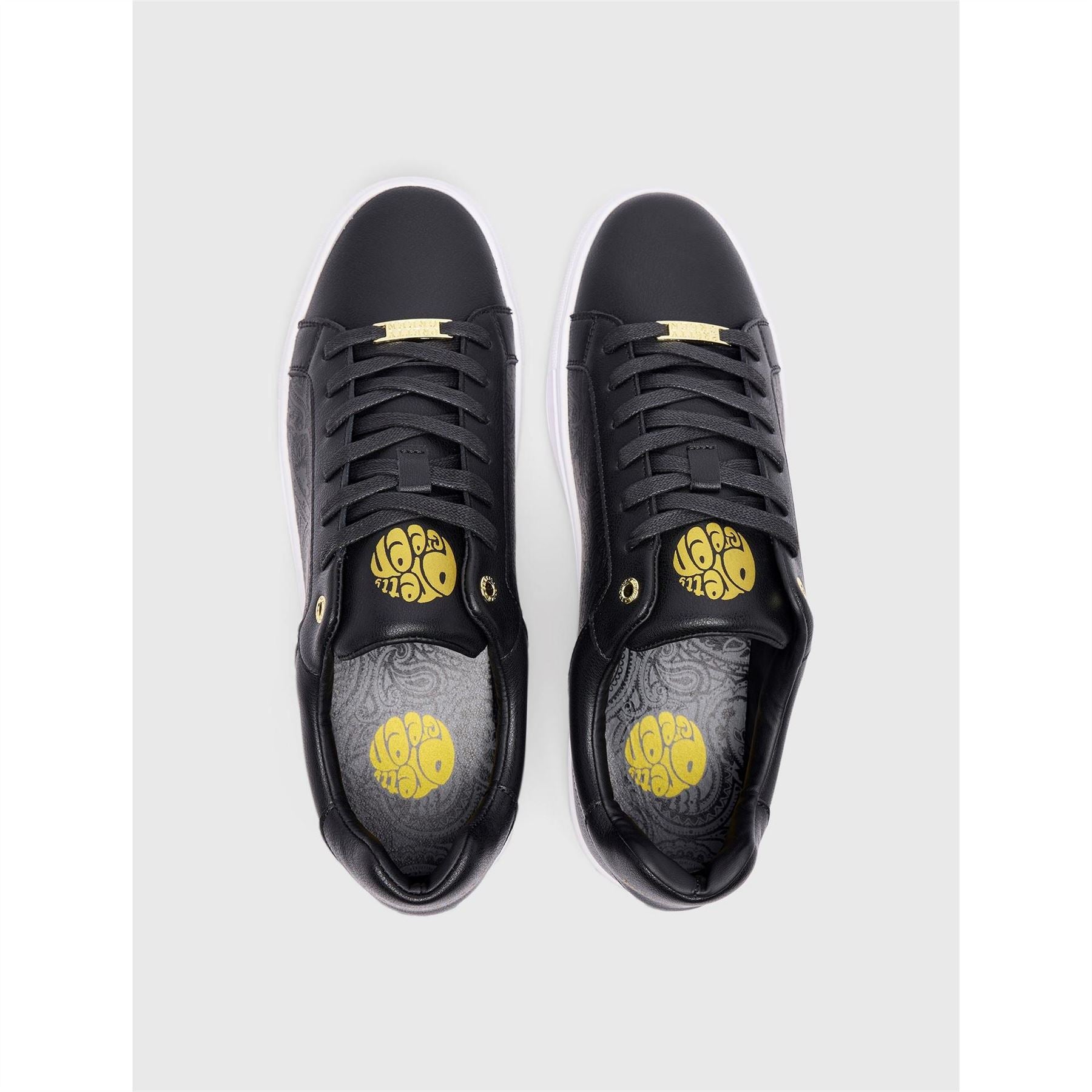 Pretty Green Cali Paisley Low Top Trainers