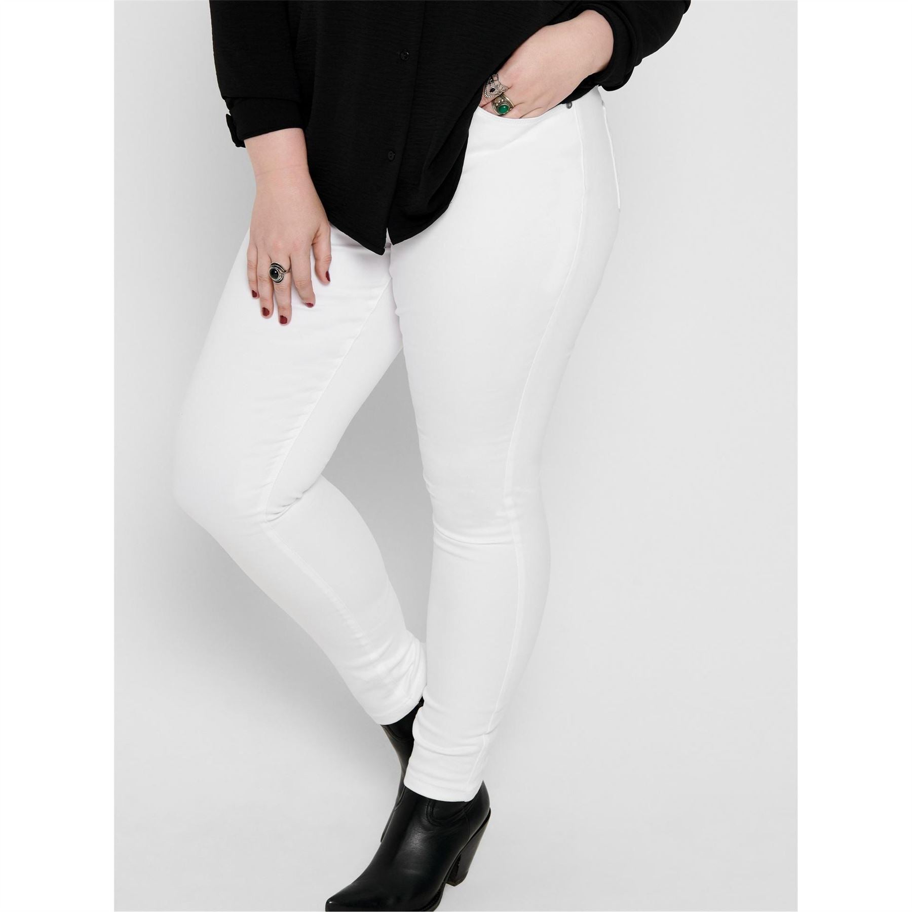 Only Solid Patterned Skinny Fit Jeggings